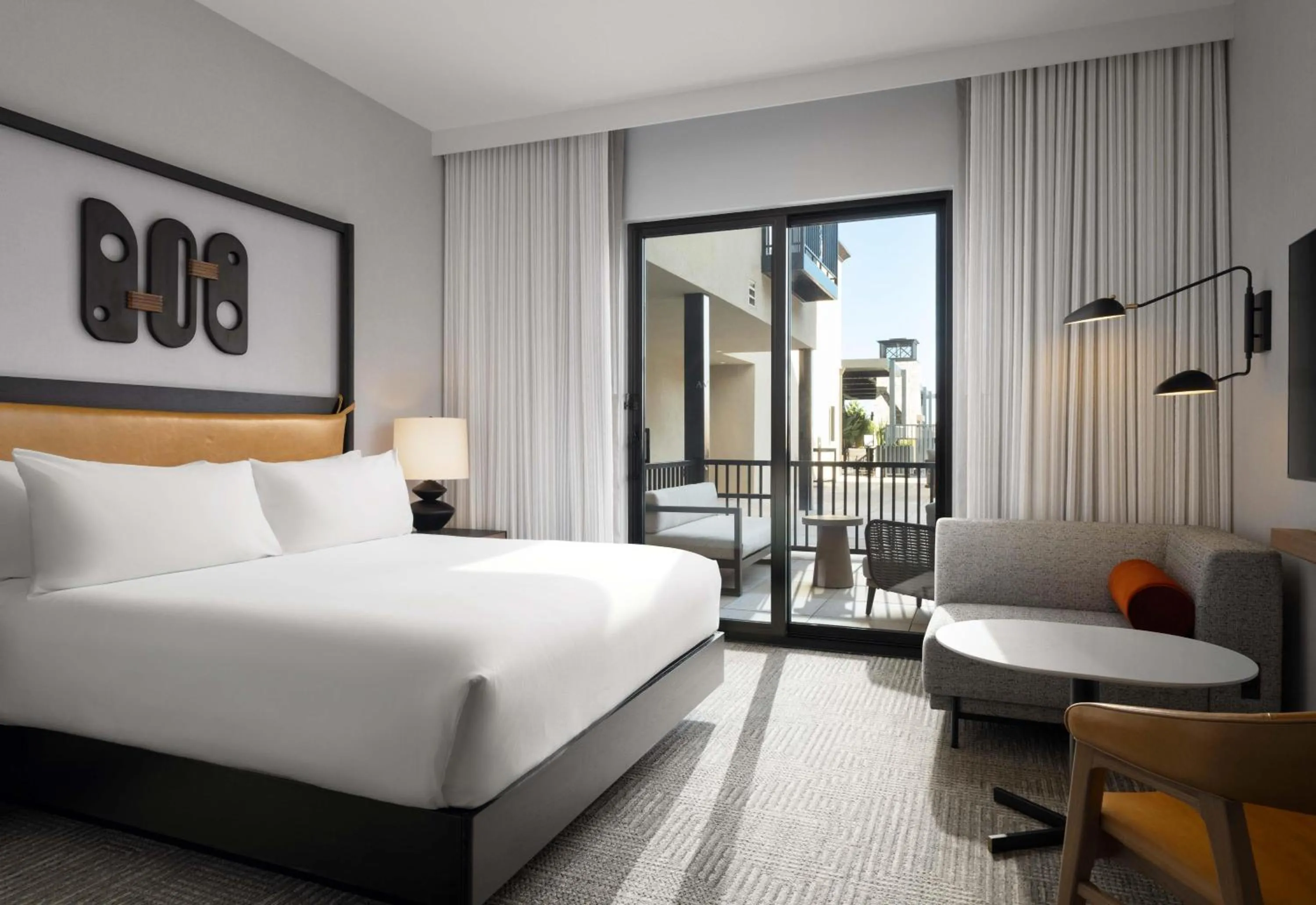 Bed in The Ava Hotel Paso Robles, Curio Collection By Hilton