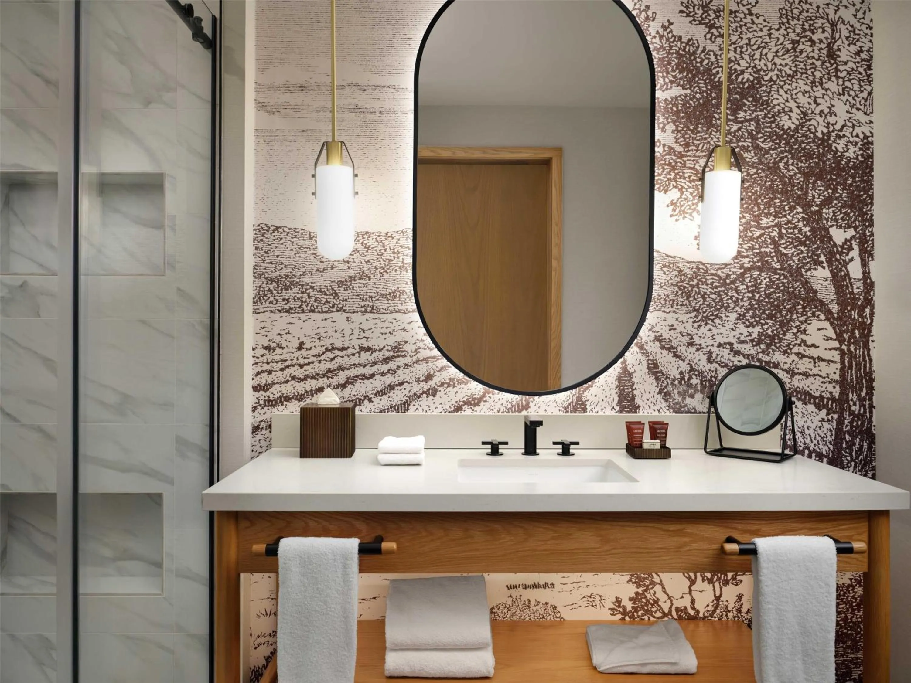 Bathroom in The Ava Hotel Paso Robles, Curio Collection By Hilton