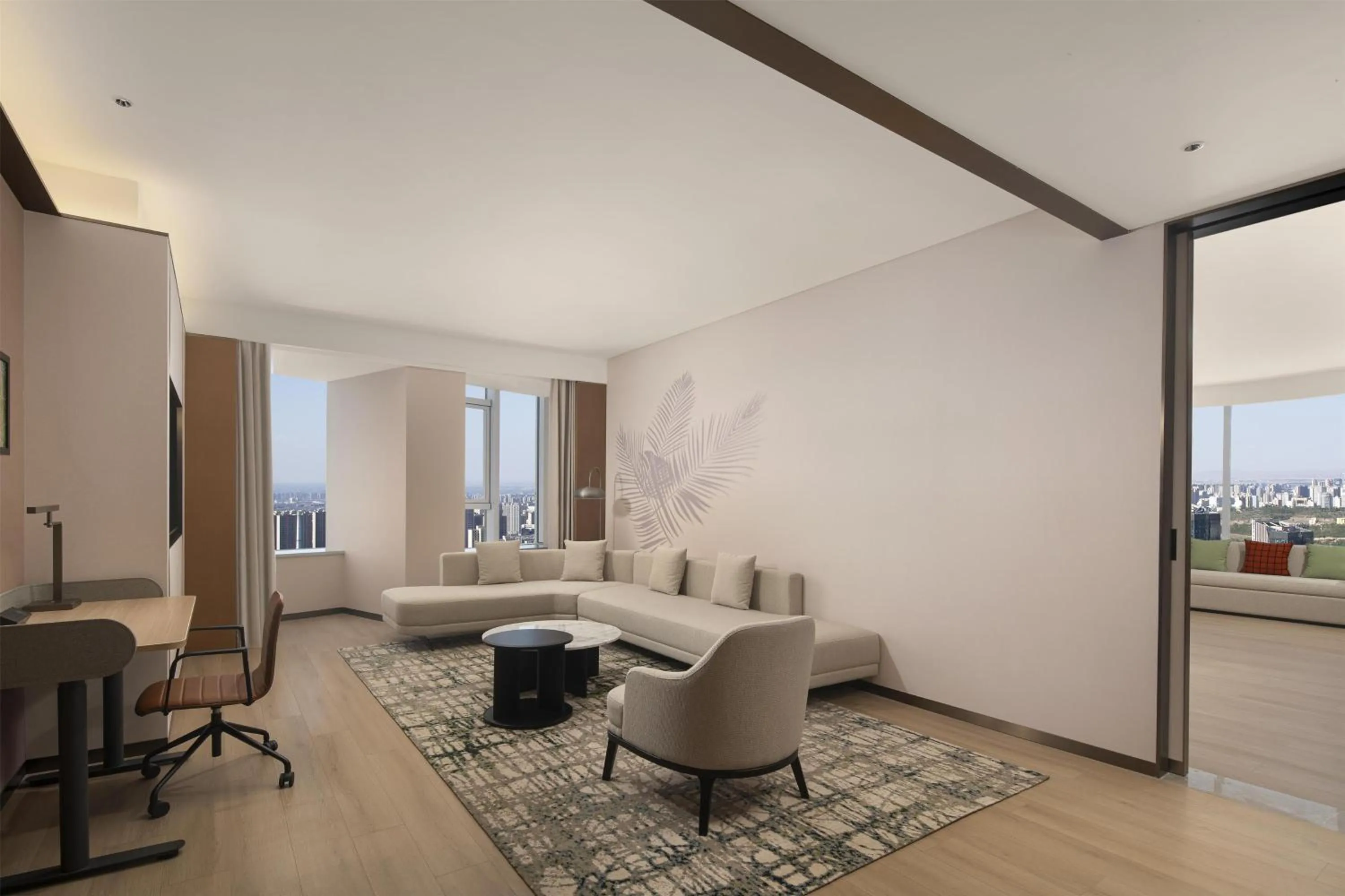 Living room in Hilton Garden Inn Urumqi Railway Station