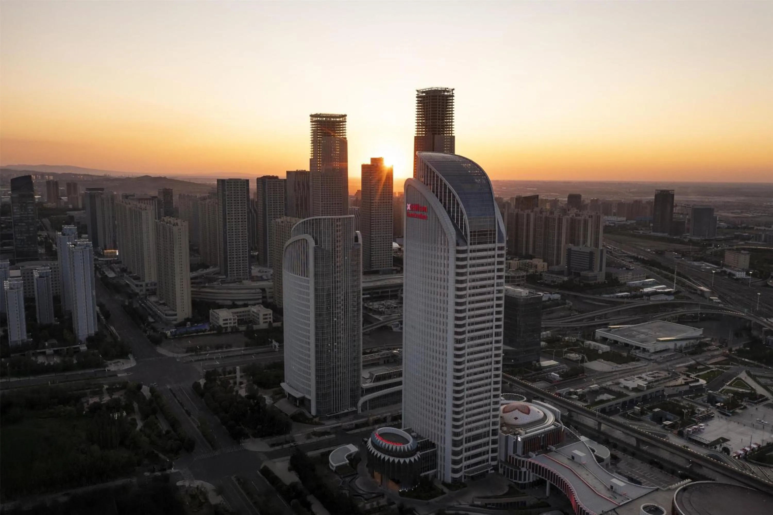 Property building in Hilton Garden Inn Urumqi Railway Station