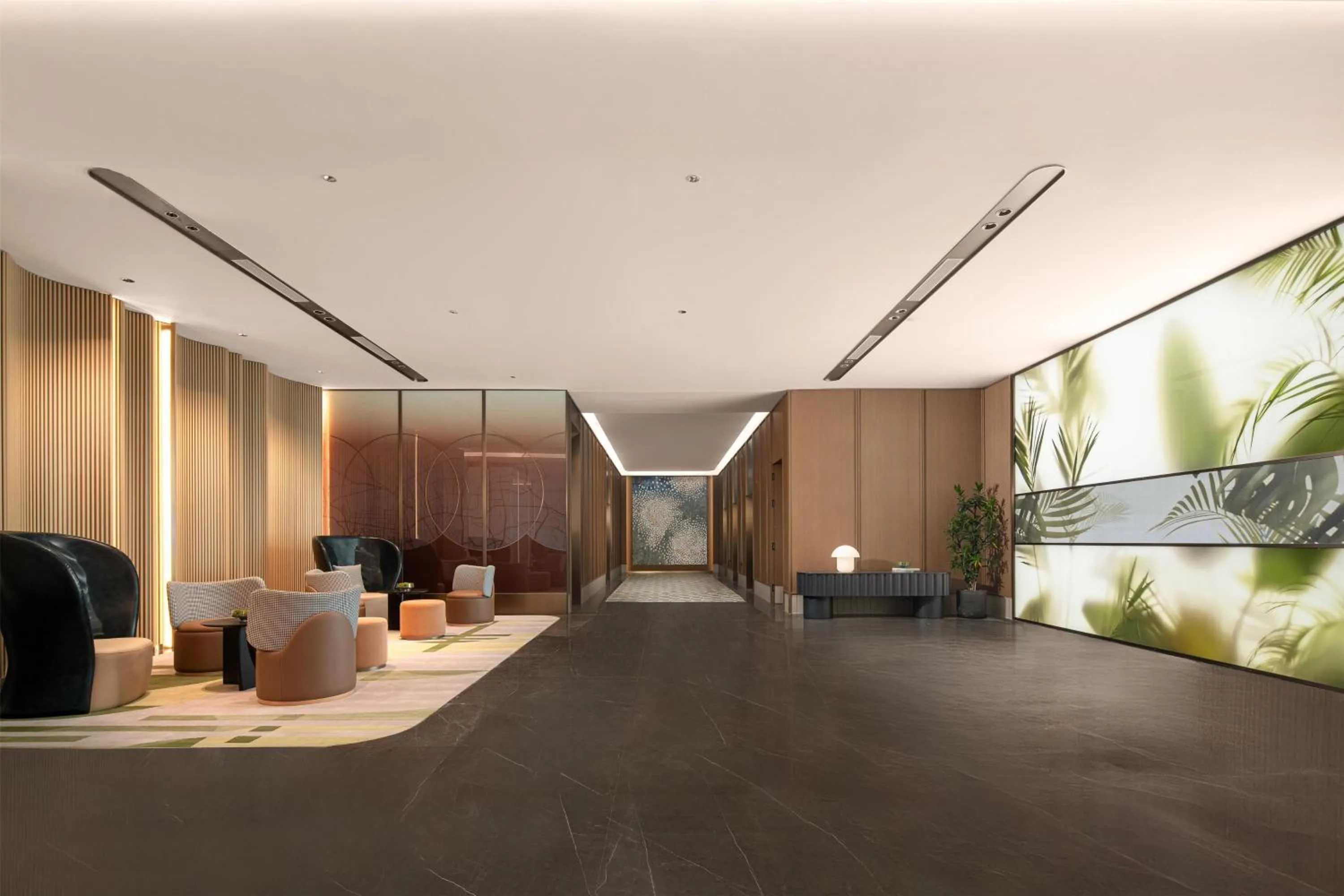 Lobby or reception in Hilton Garden Inn Urumqi Railway Station