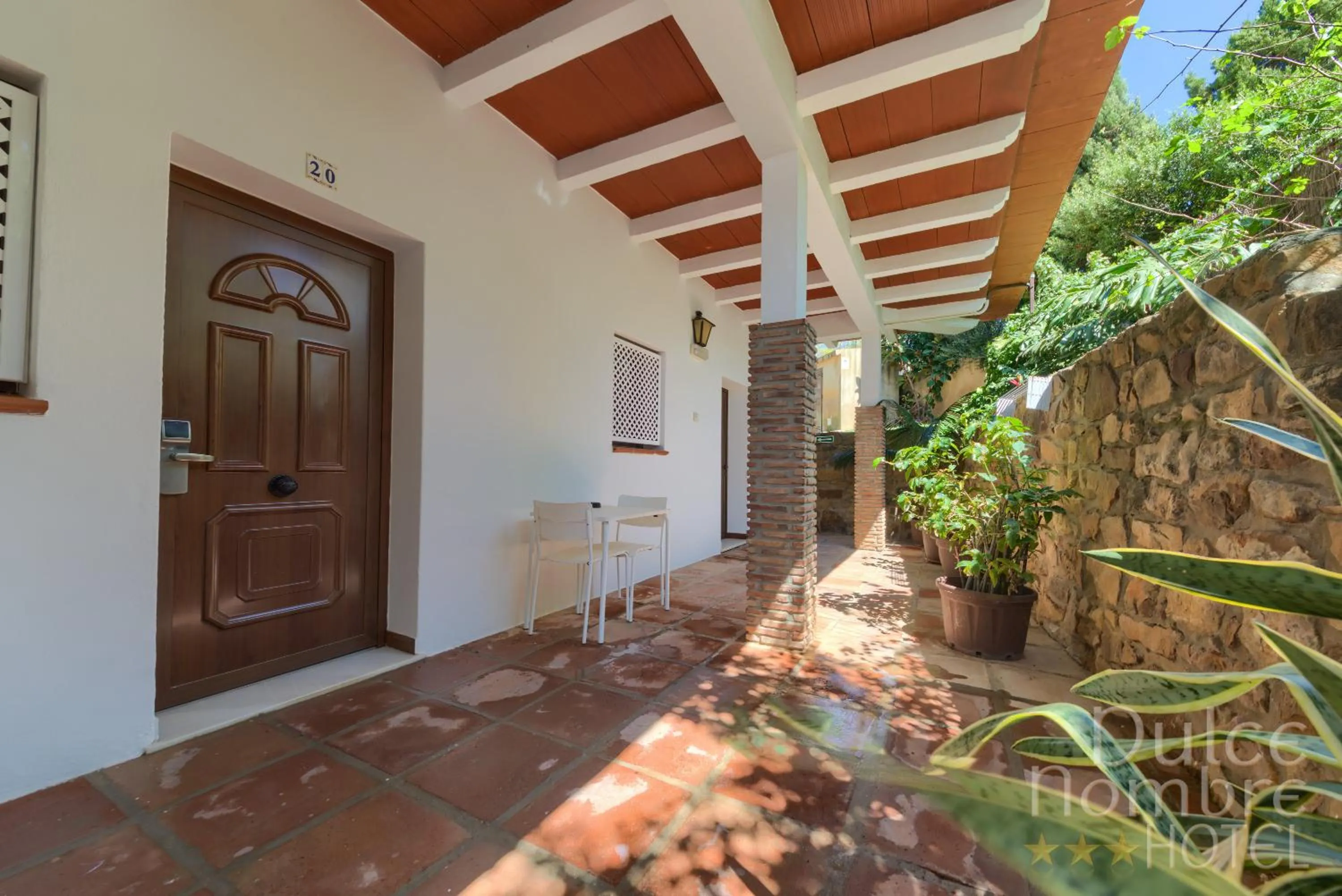 Patio in Dulce Nombre Hotel - Apartamentos