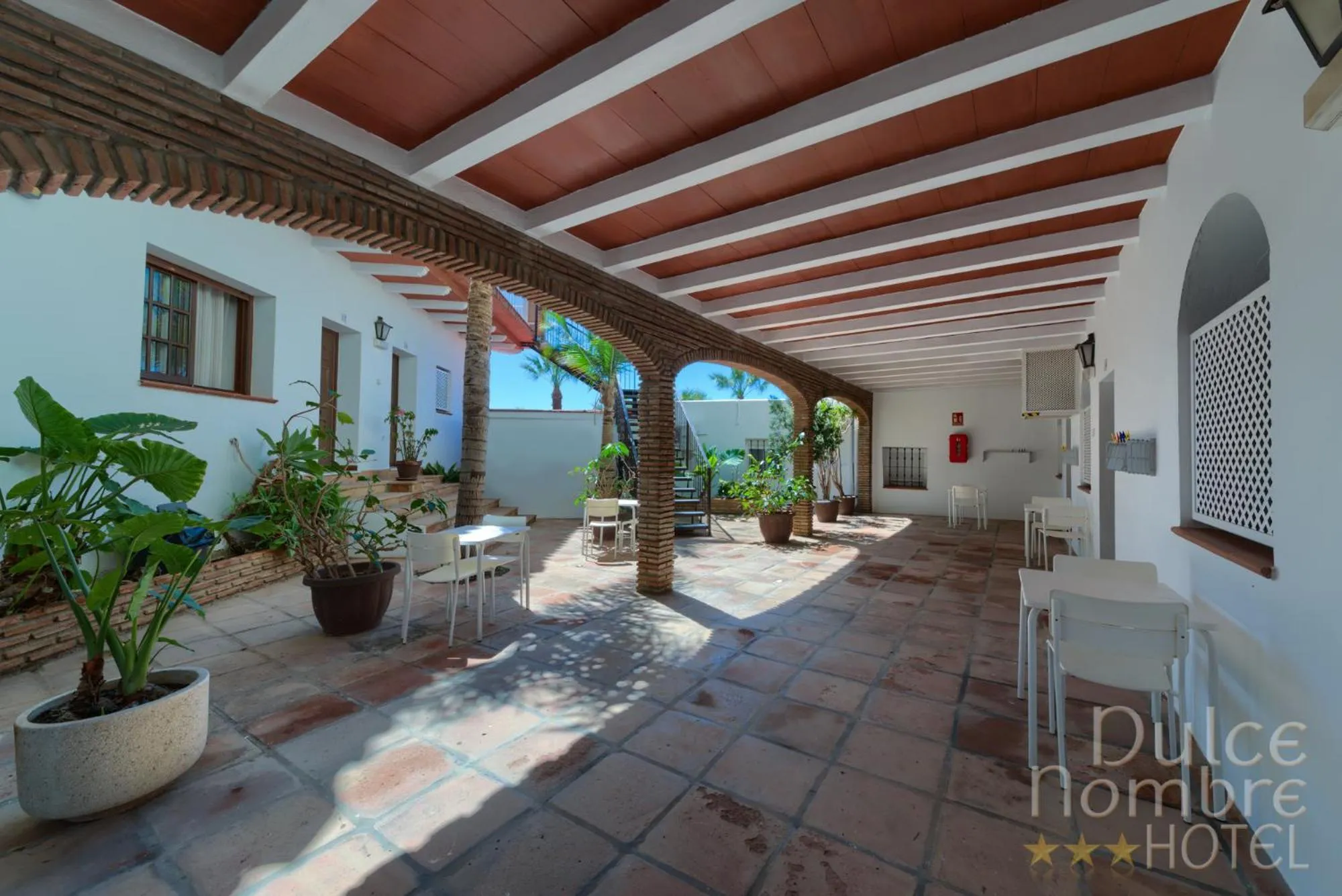 Patio in Dulce Nombre Hotel - Apartamentos