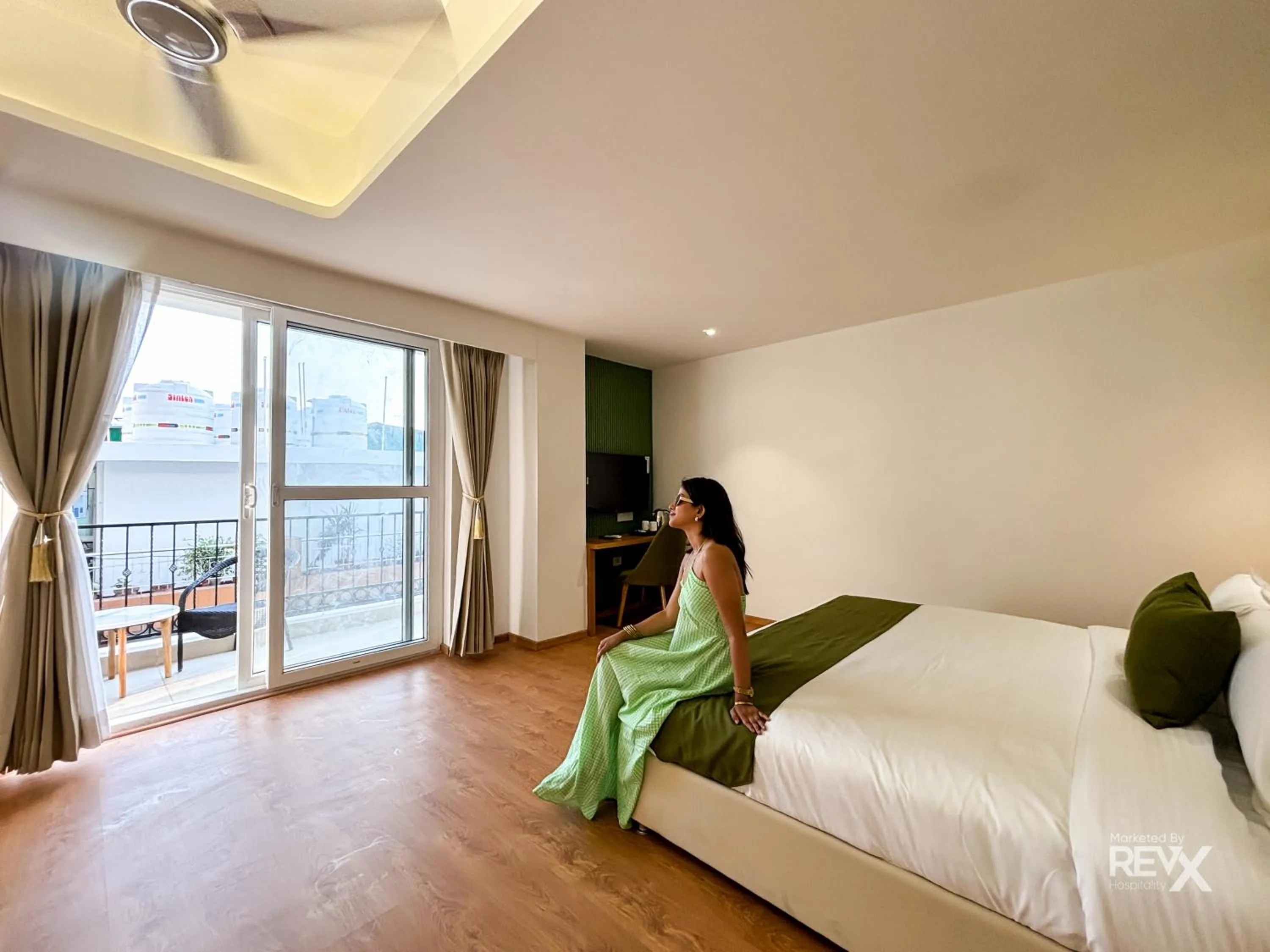 Bed in Oak Leaf Hotel