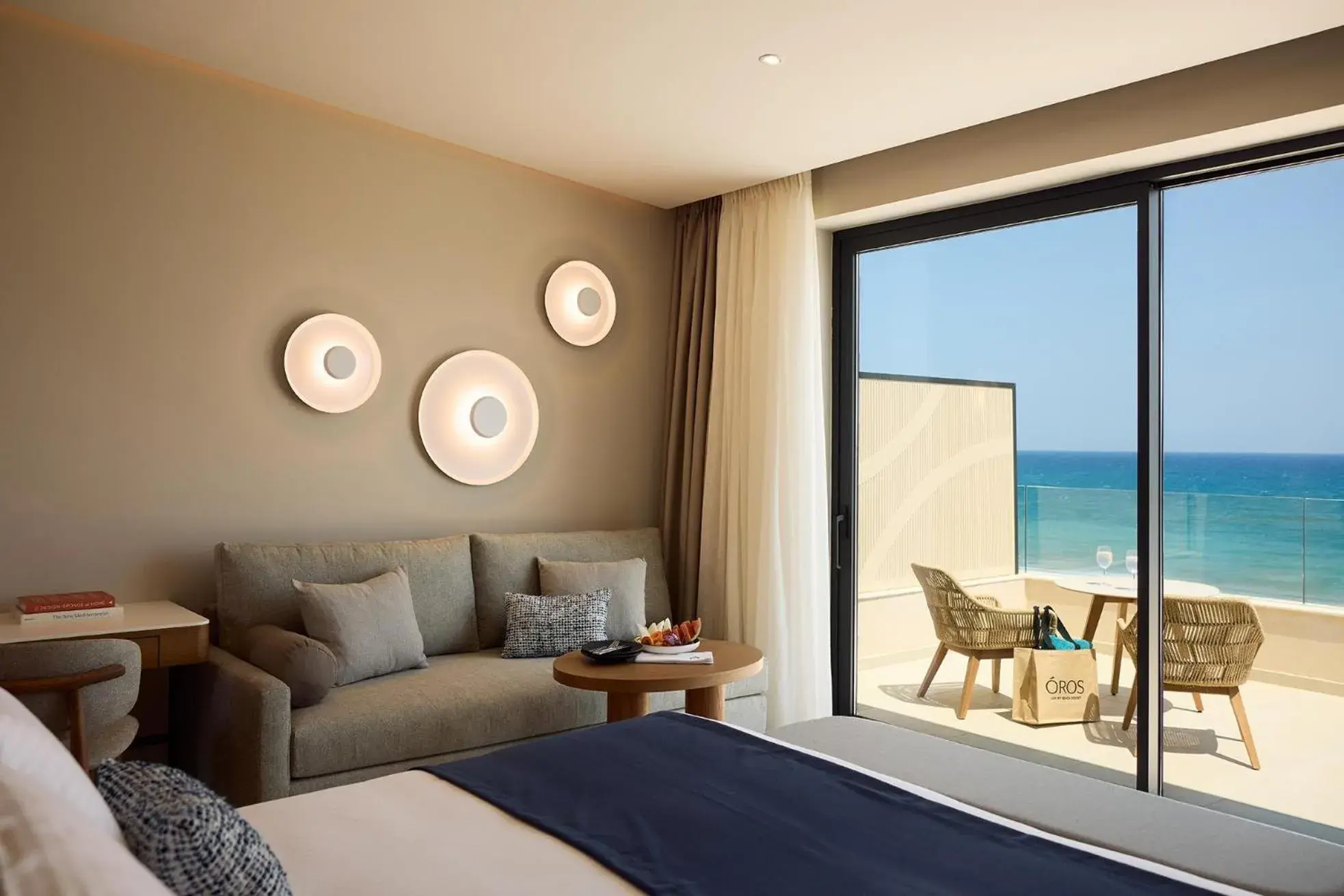 Deluxe room sea view in Oros Luxury Beach Resort Deluxe room sea view in Oros Luxury Beach Resort