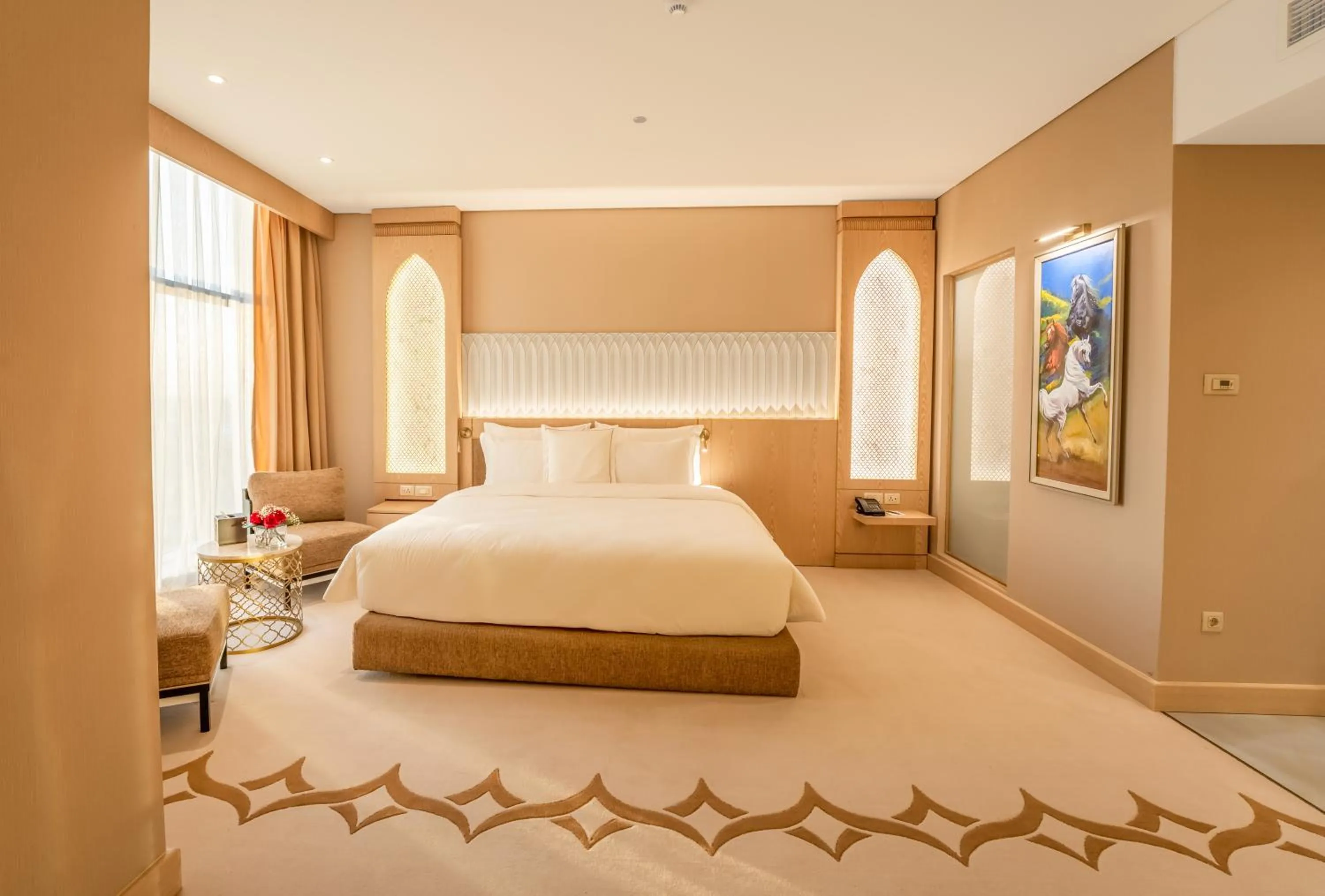 Bedroom, Bed in World Heart Hotel