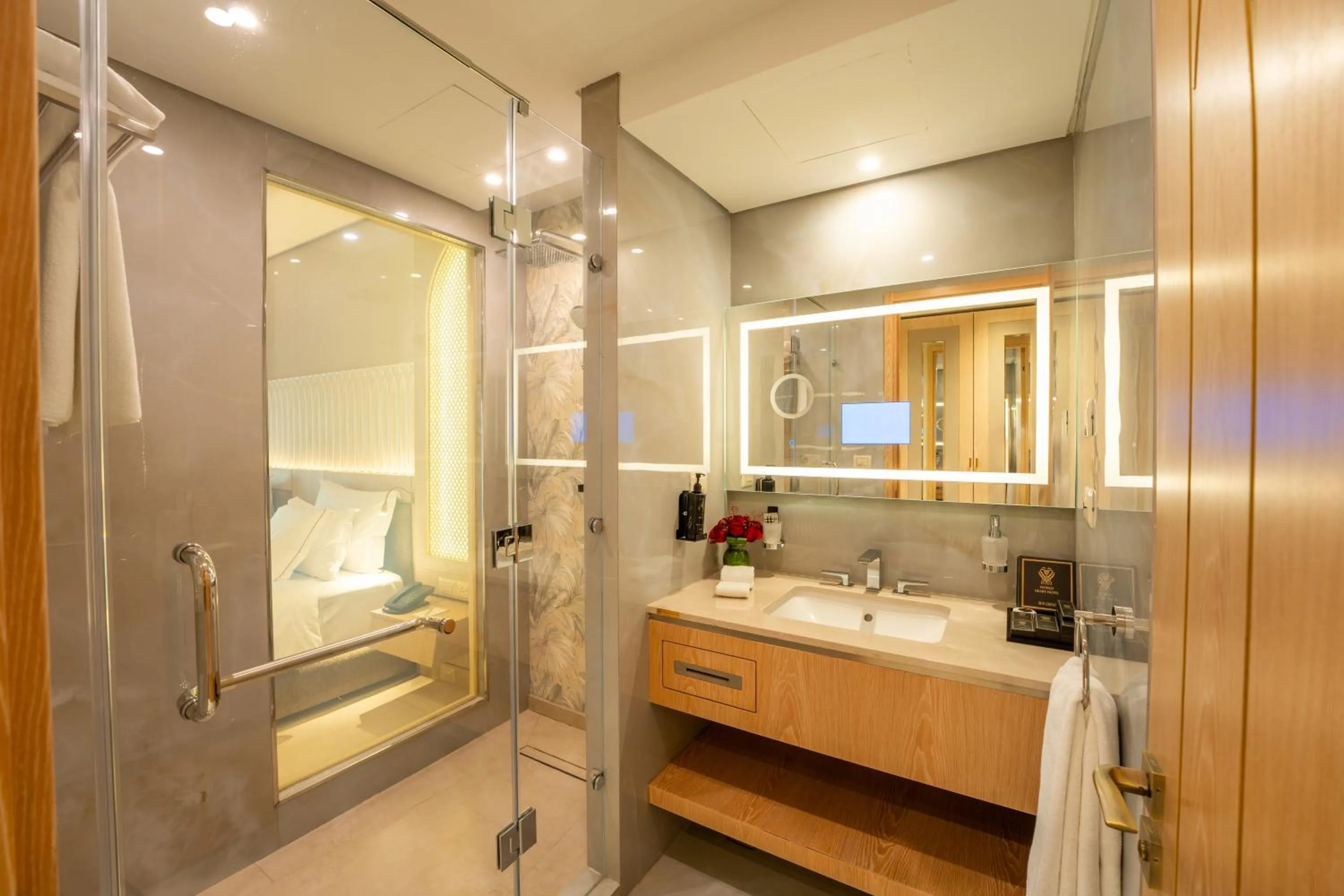 Bathroom in World Heart Hotel