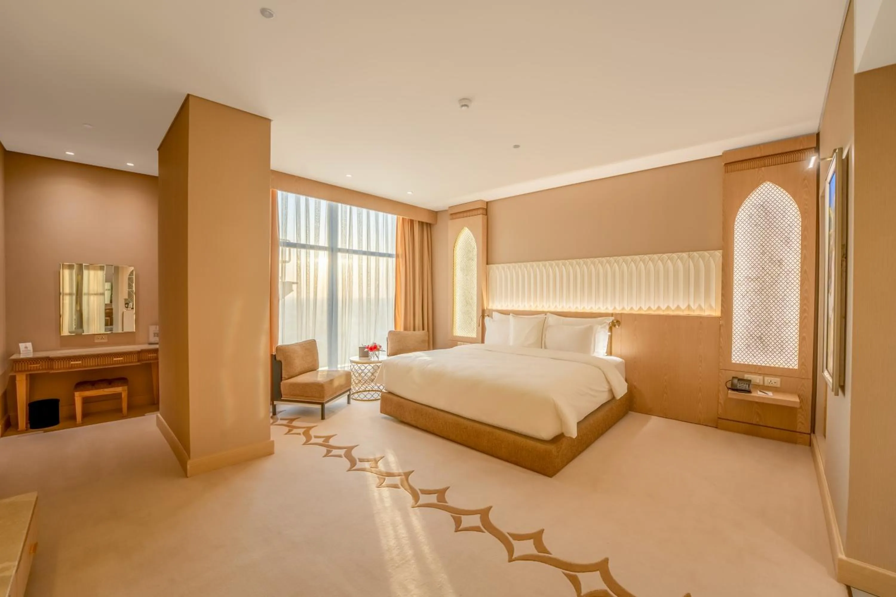 Bedroom, Bed in World Heart Hotel
