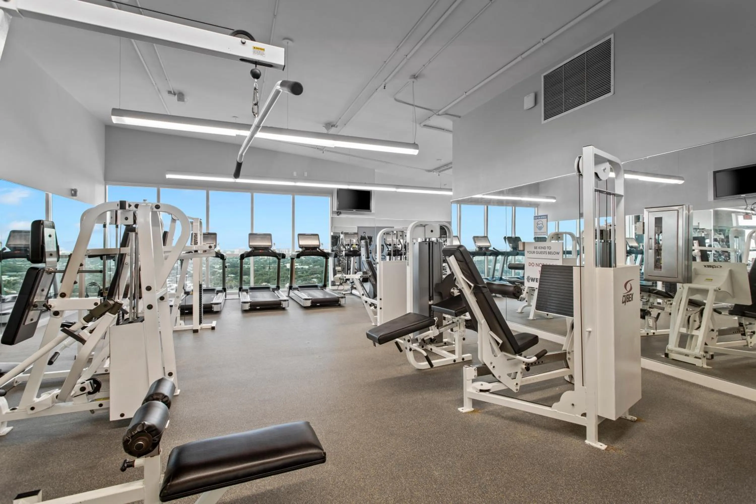 Fitness centre/facilities in Private Residences at Hotel Arya by SoFLA Vacations