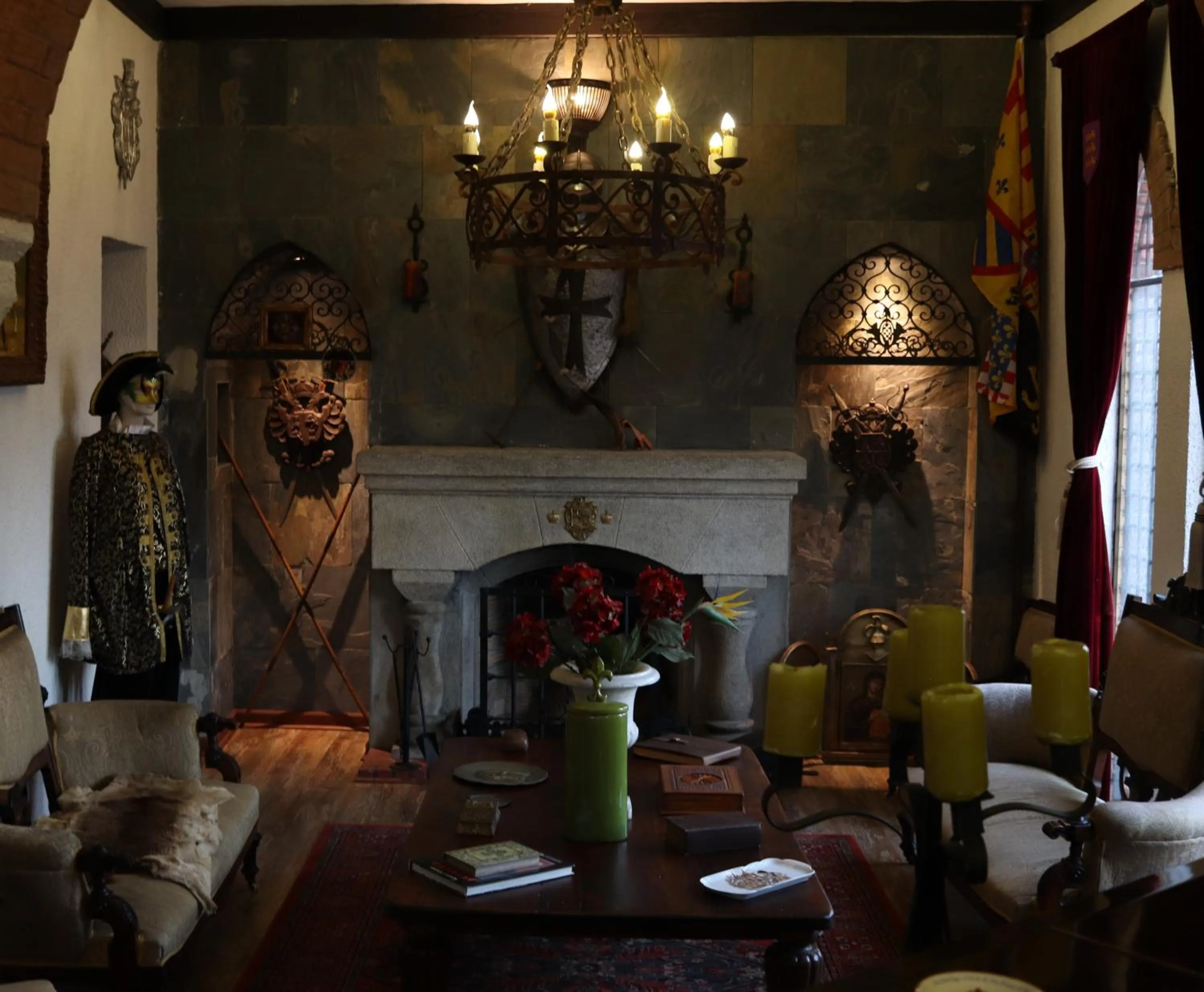 Seating area in Castillo Medieval