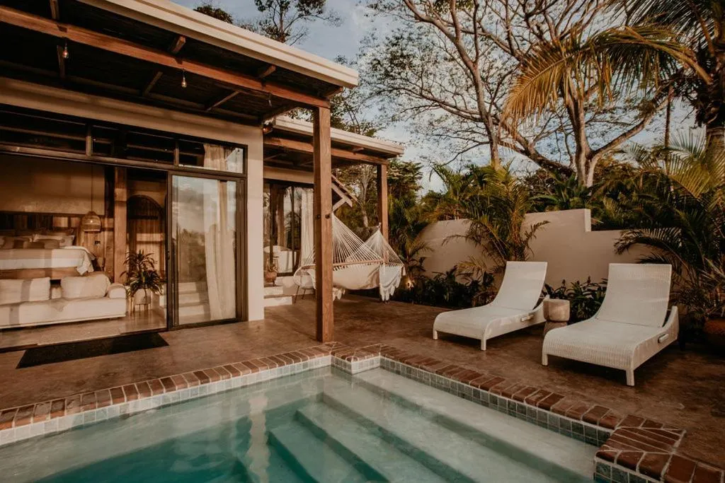 Garden view in Sansara Surf Yoga & Resort