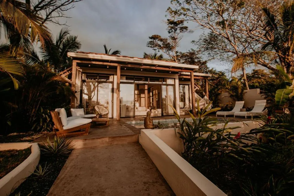 Garden view in Sansara Surf Yoga & Resort