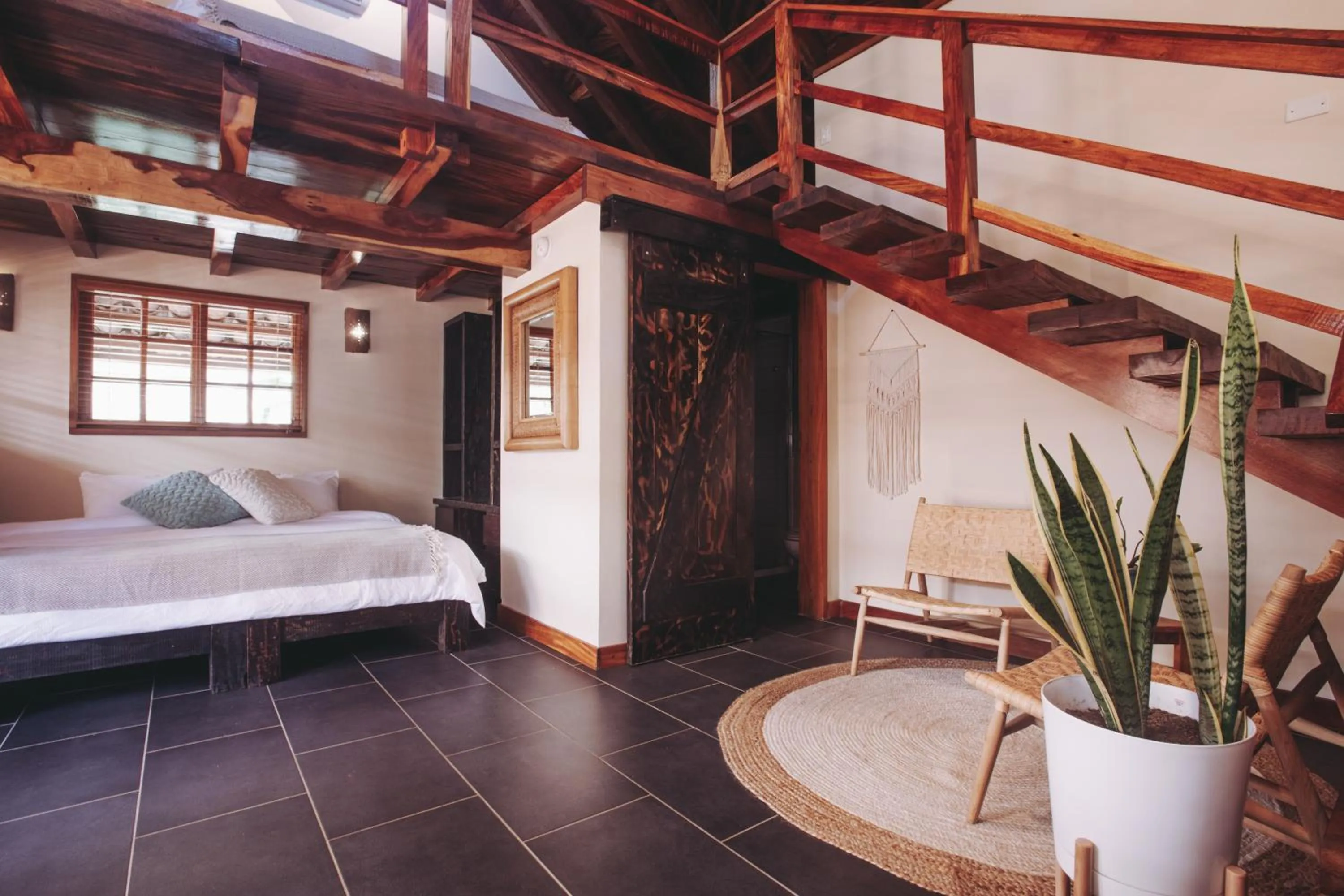 Photo of the whole room, Bed in Sansara Surf Yoga & Resort