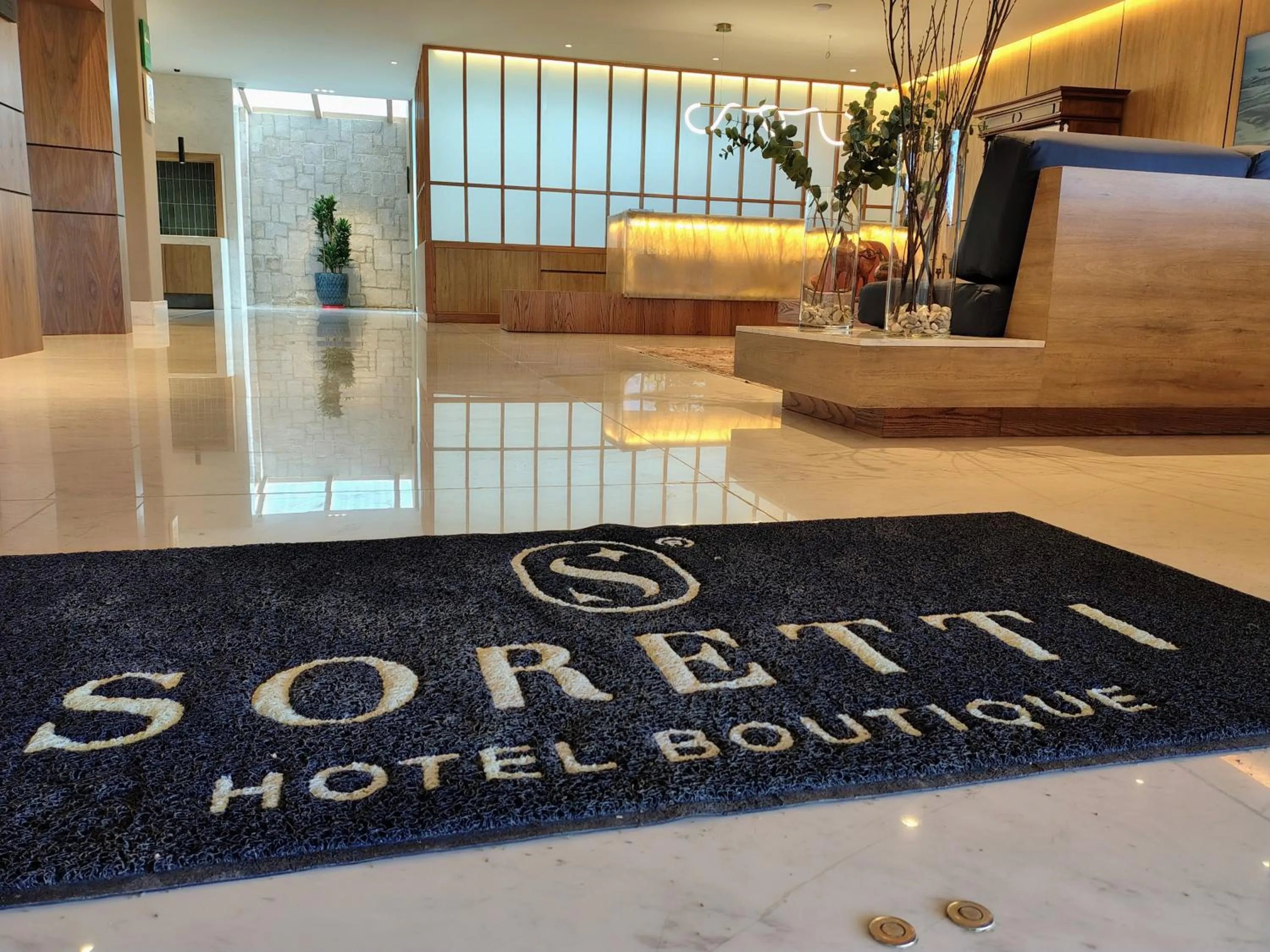 Lobby or reception in Hotel Soretti