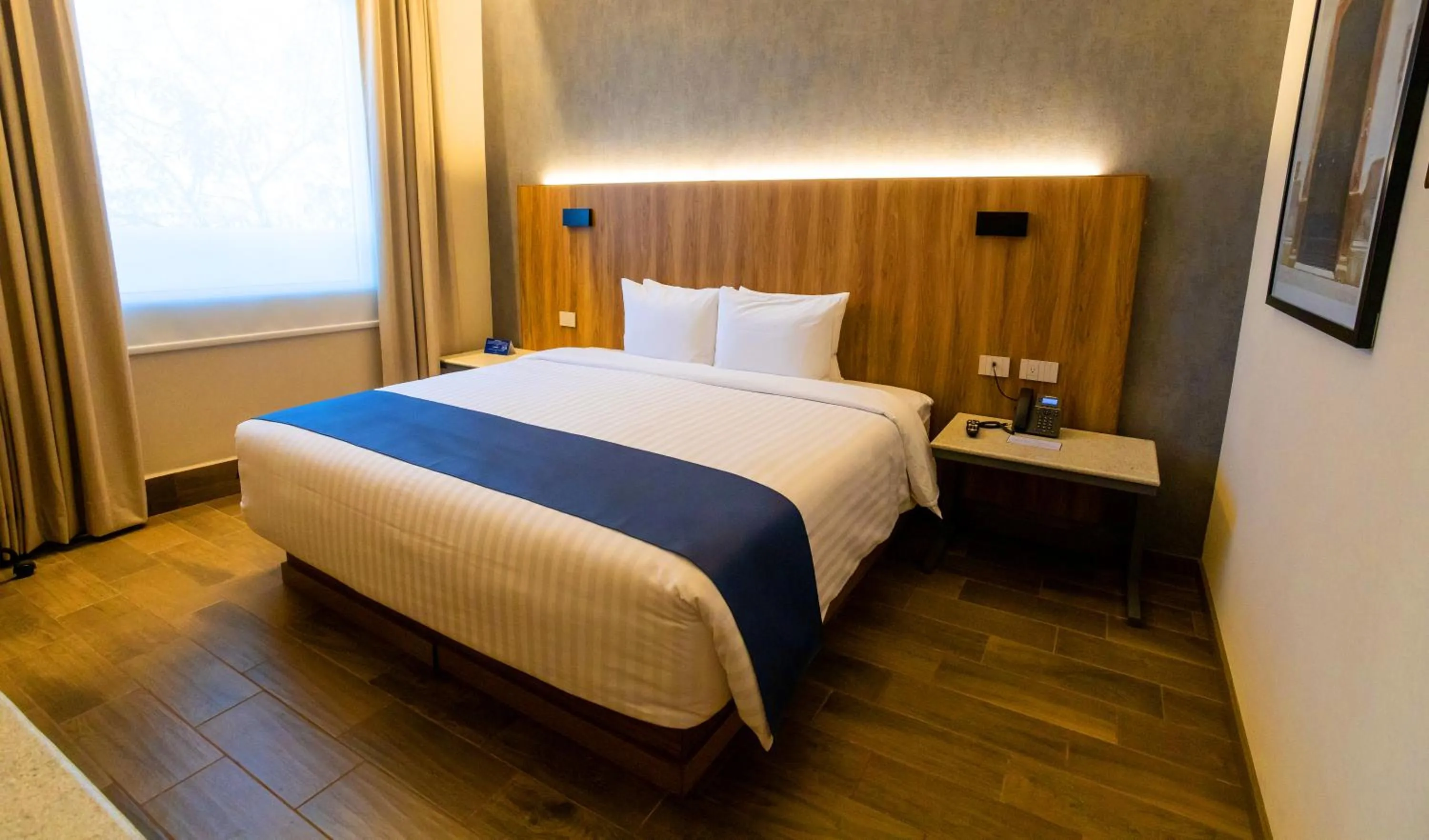 Bed in Hotel Soretti