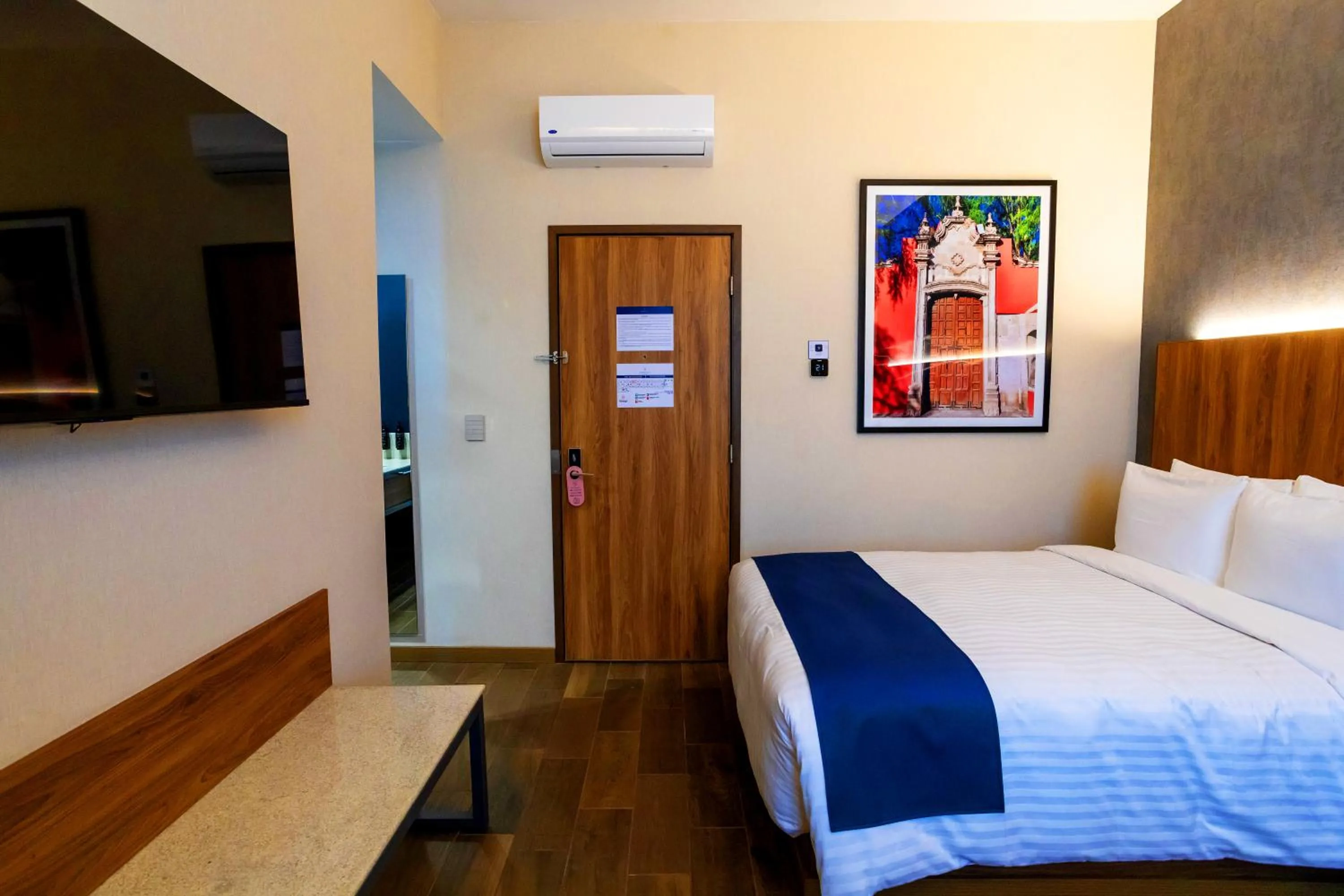 Bed in Hotel Soretti