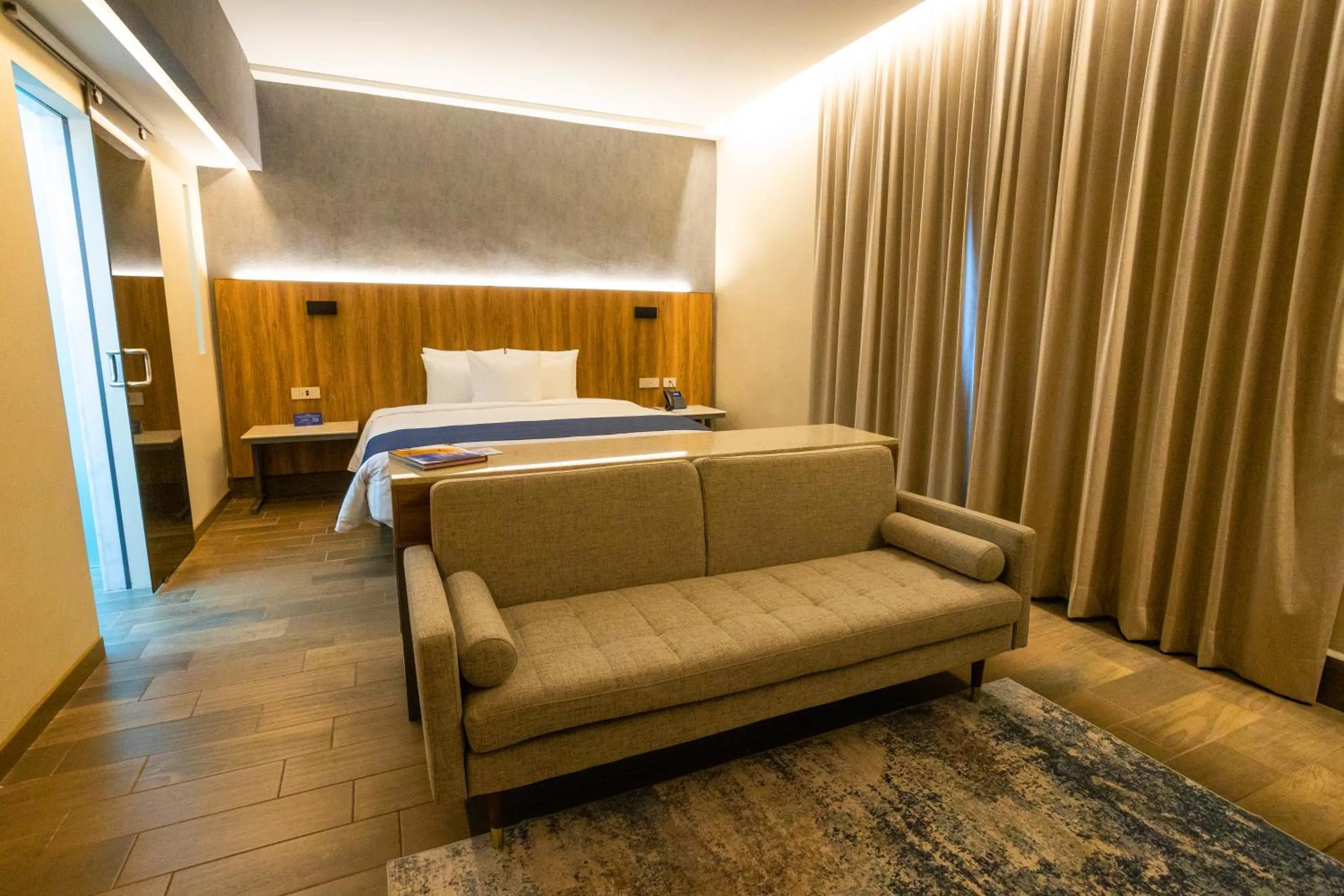 Bed in Hotel Soretti