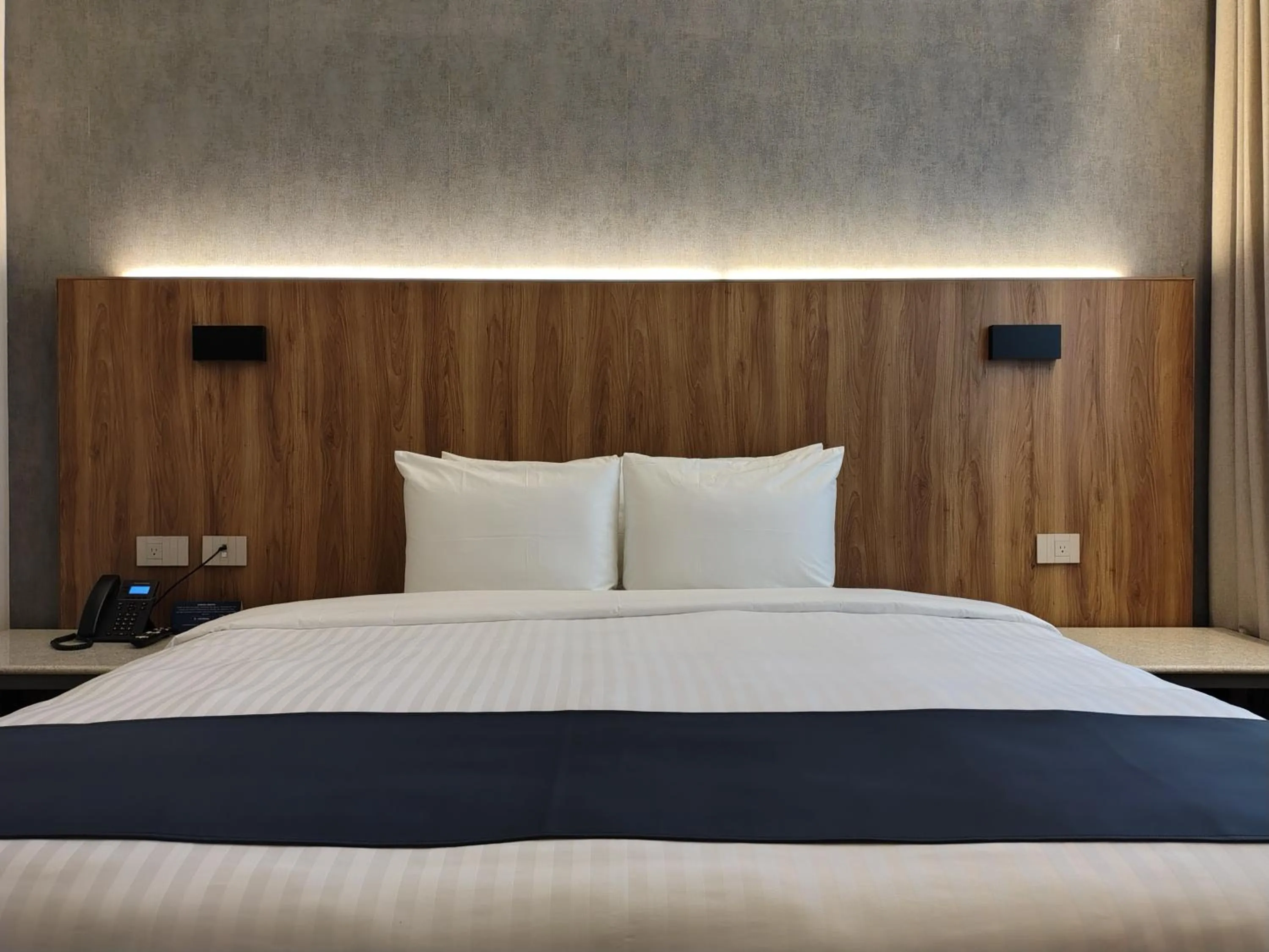 Bed in Hotel Soretti