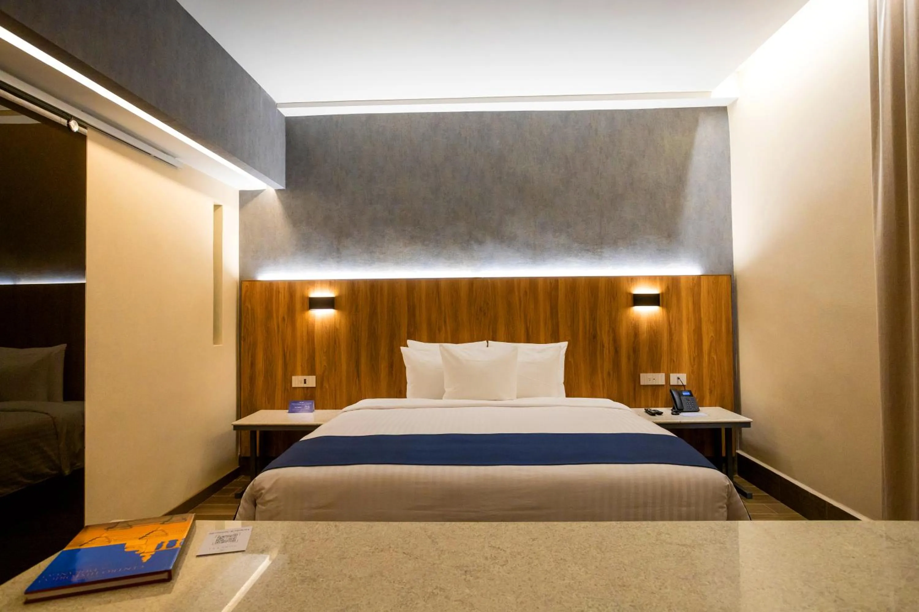 Bed in Hotel Soretti