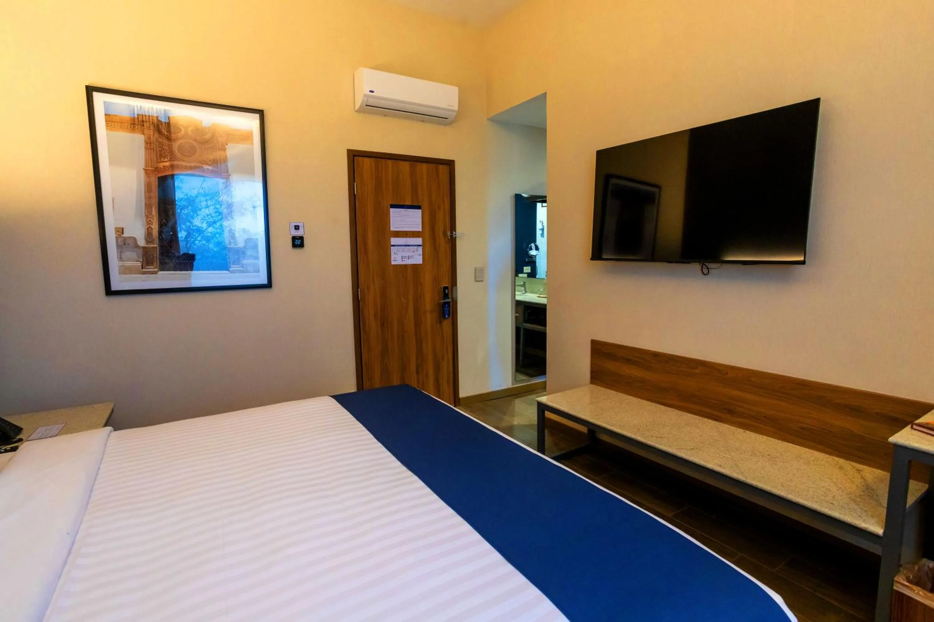 Bed in Hotel Soretti