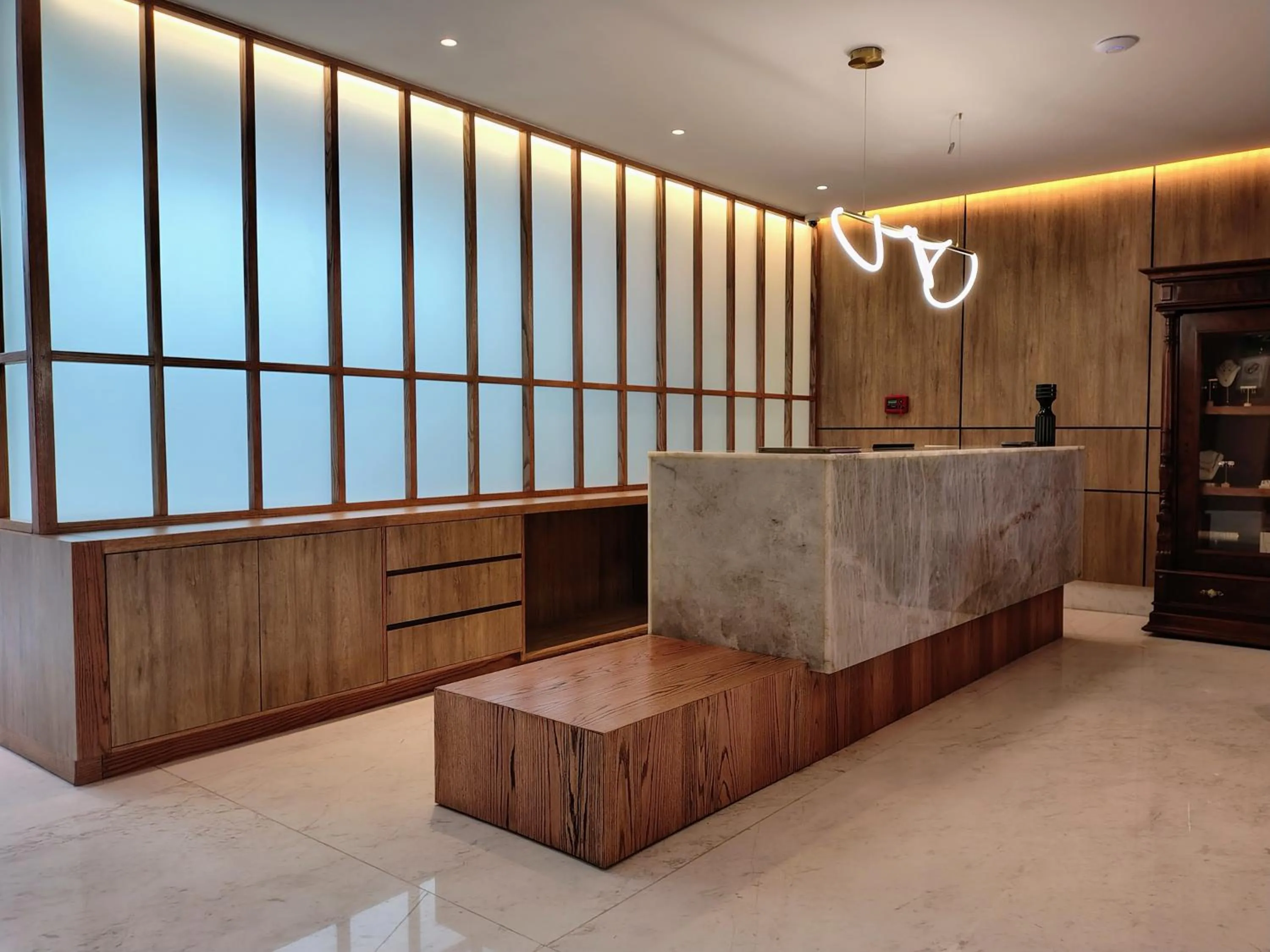 Lobby or reception in Hotel Soretti