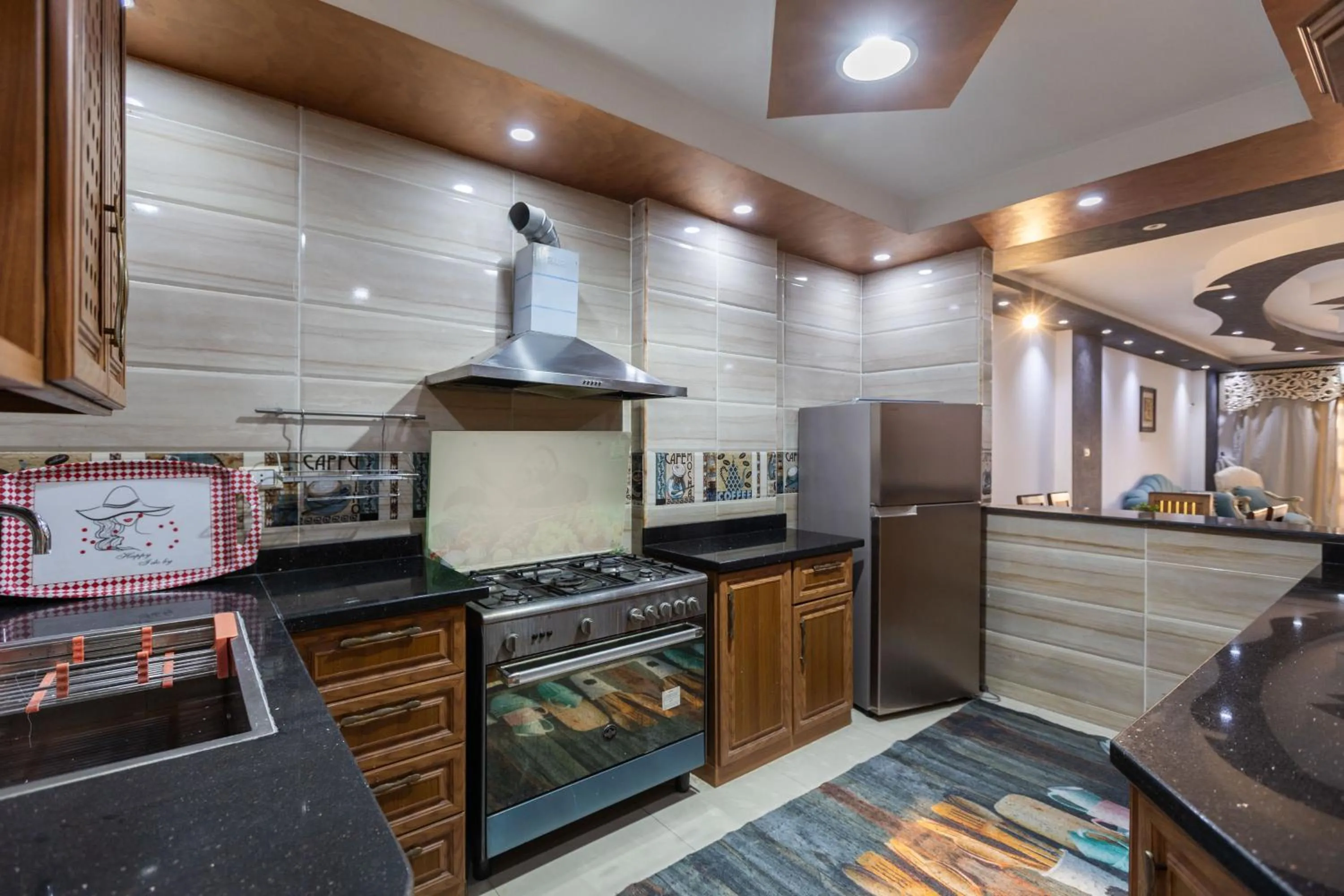 Kitchen or kitchenette in Pyramids Yard Hotel