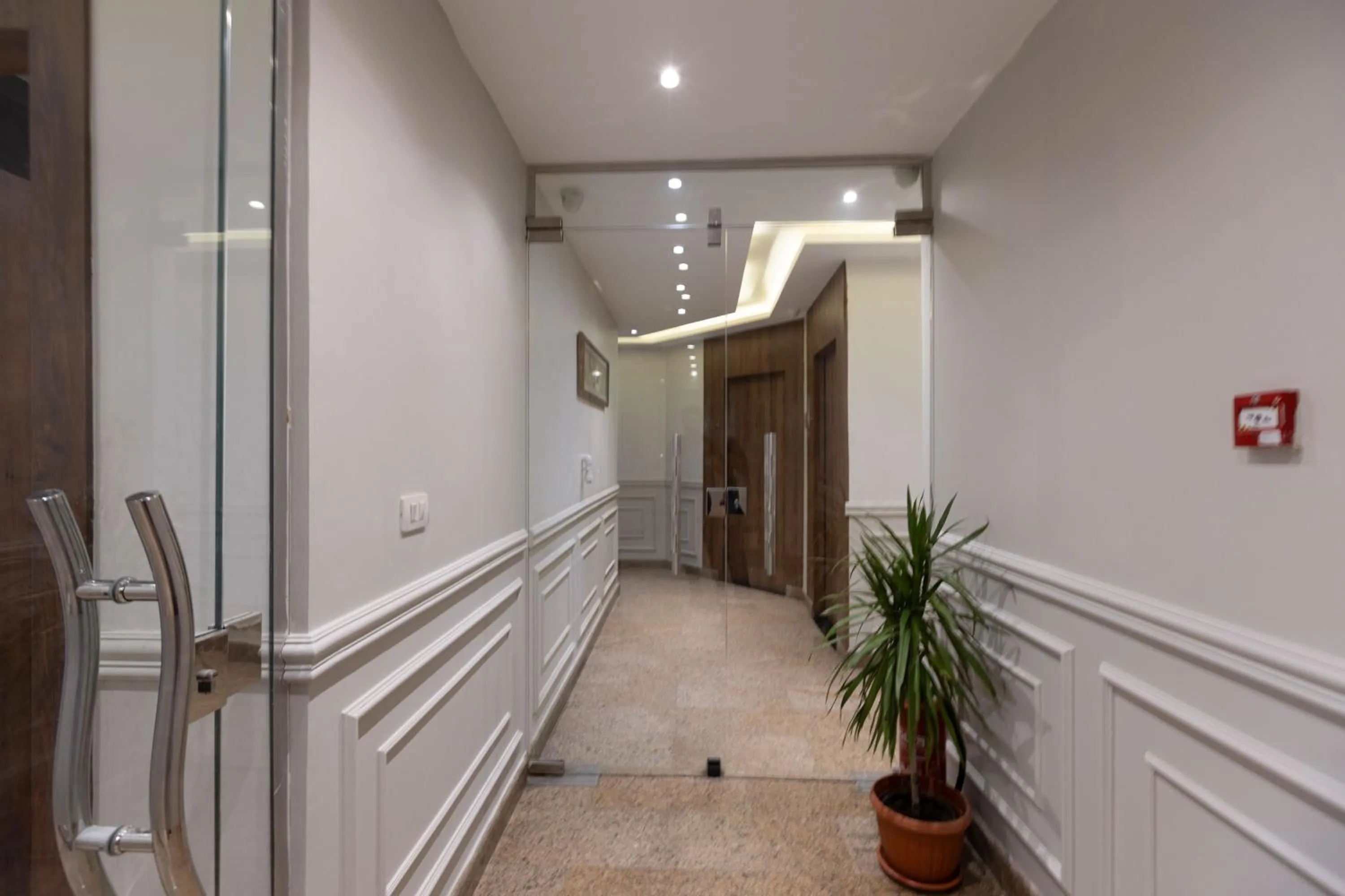 Decorative detail in Pyramids Yard Hotel