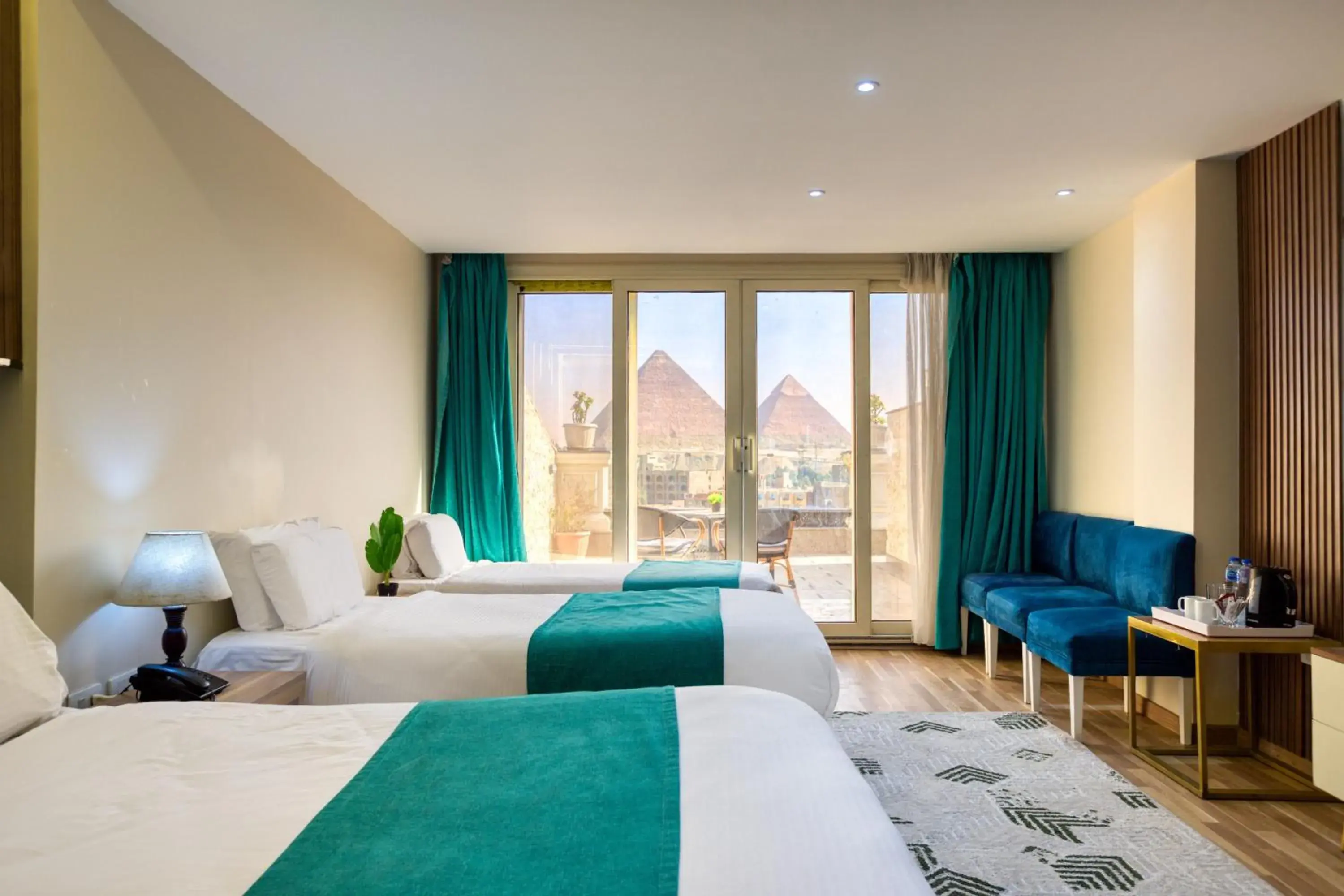 Photo of the whole room, Bed in Pyramids Yard Hotel Photo of the whole room, Bed in Pyramids Yard Hotel