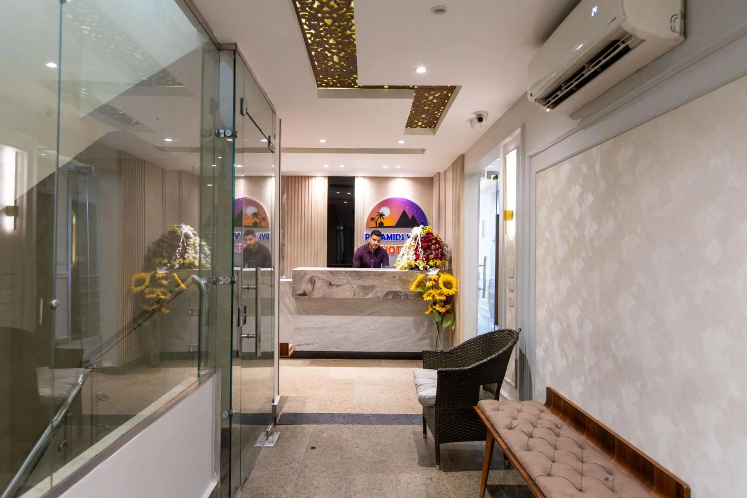 Lobby or reception in Pyramids Yard Hotel