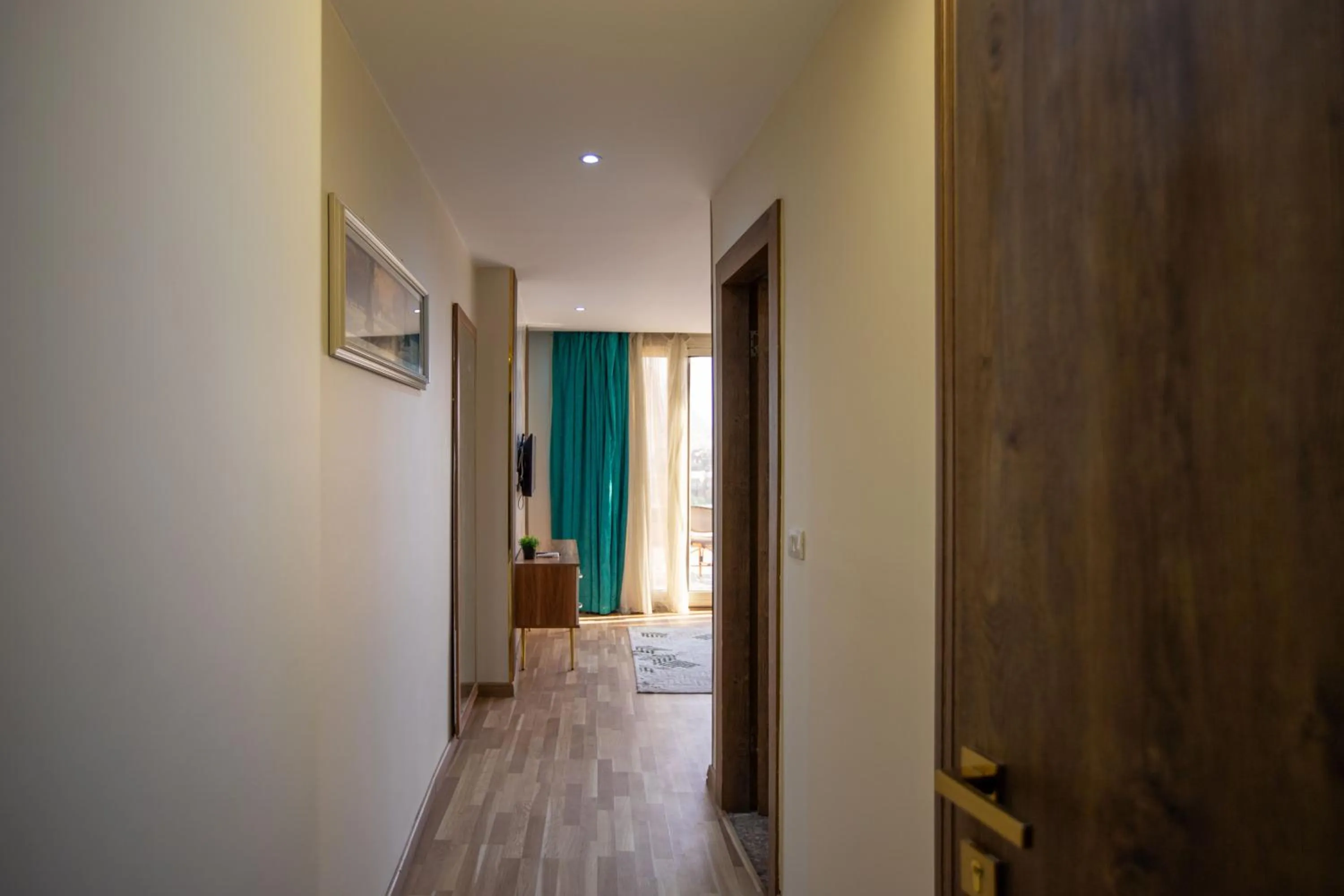 Bed in Pyramids Yard Hotel