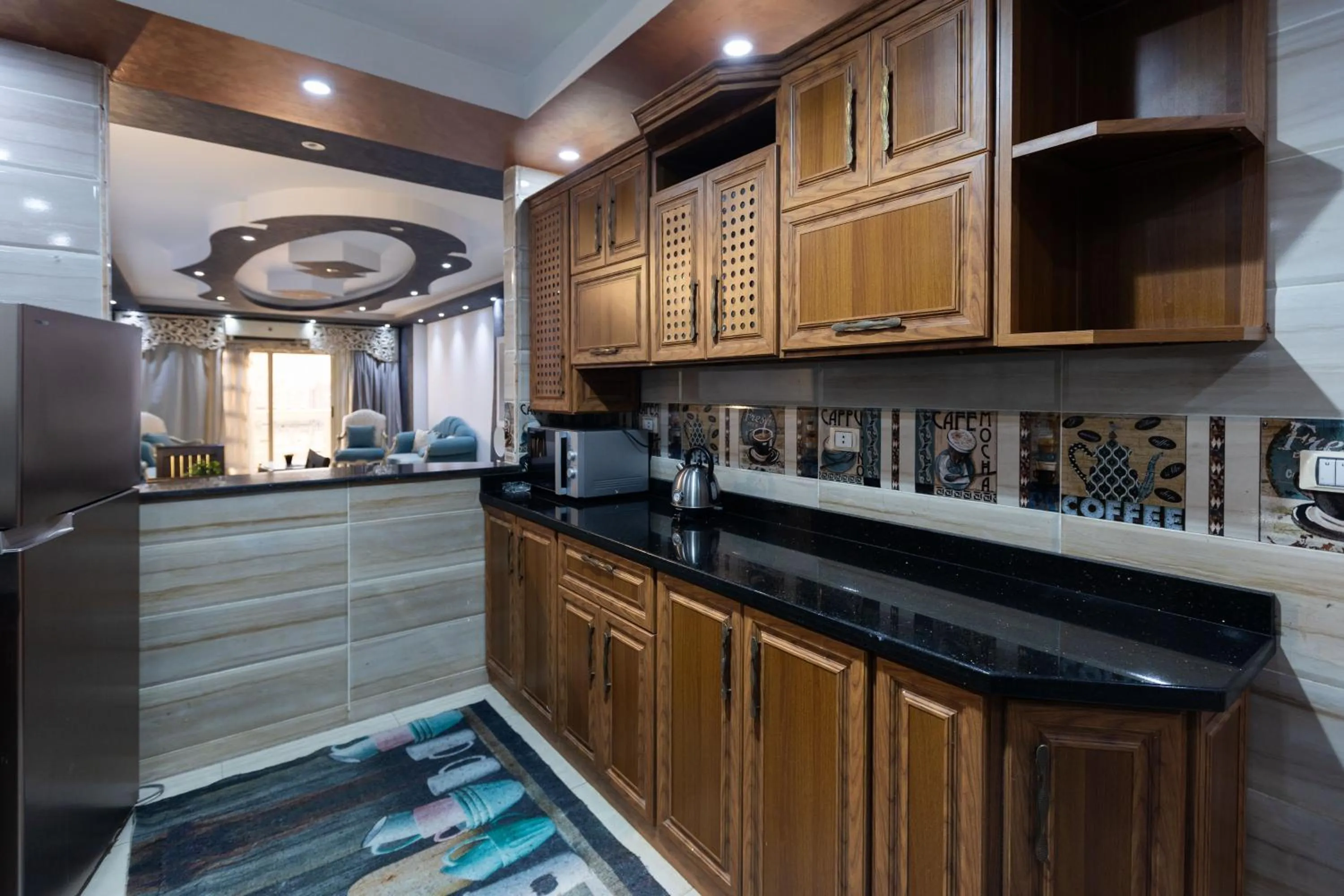 Kitchen or kitchenette in Pyramids Yard Hotel