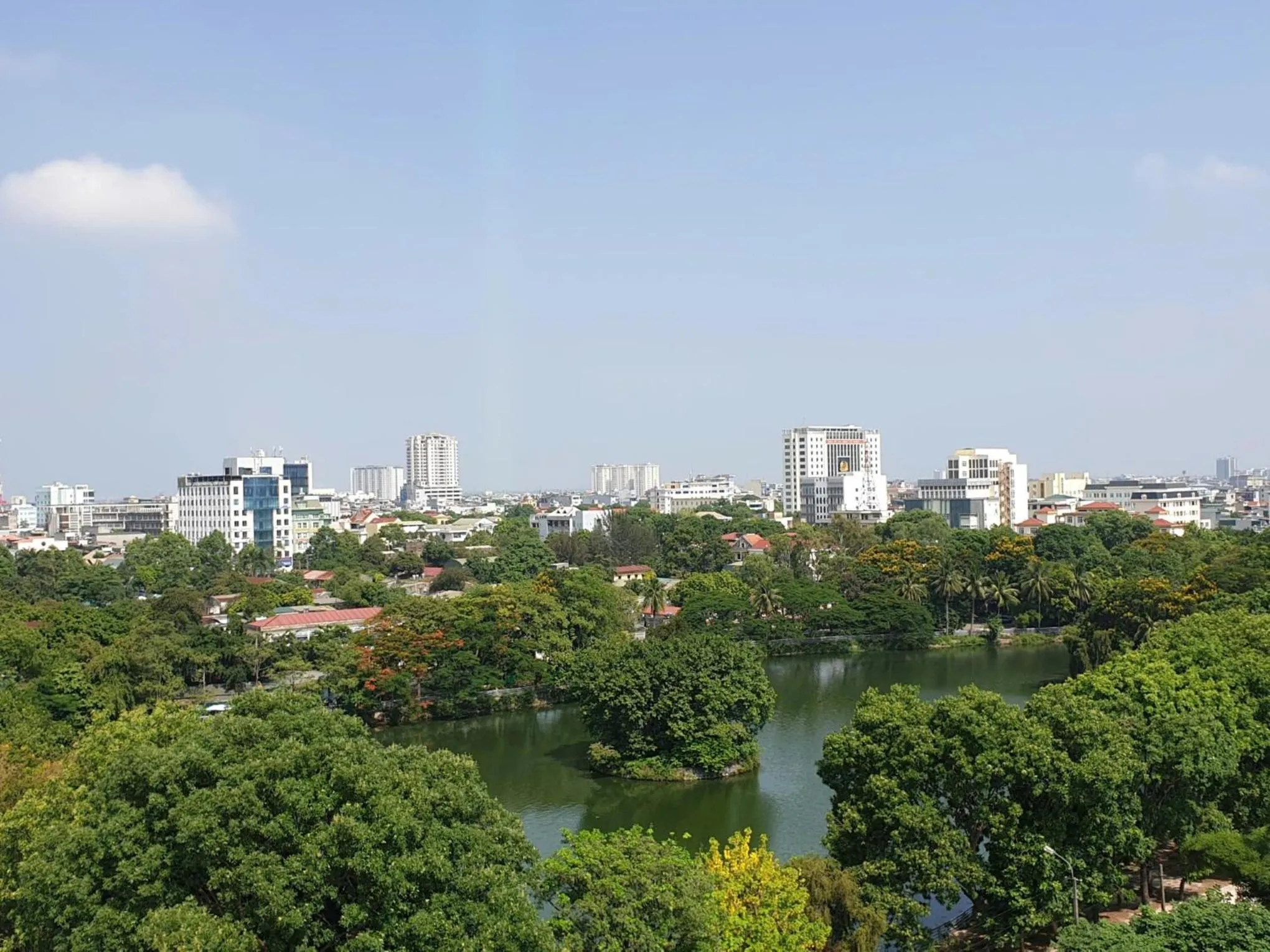 City view in Thăng Long Hotel Thanh Hoá