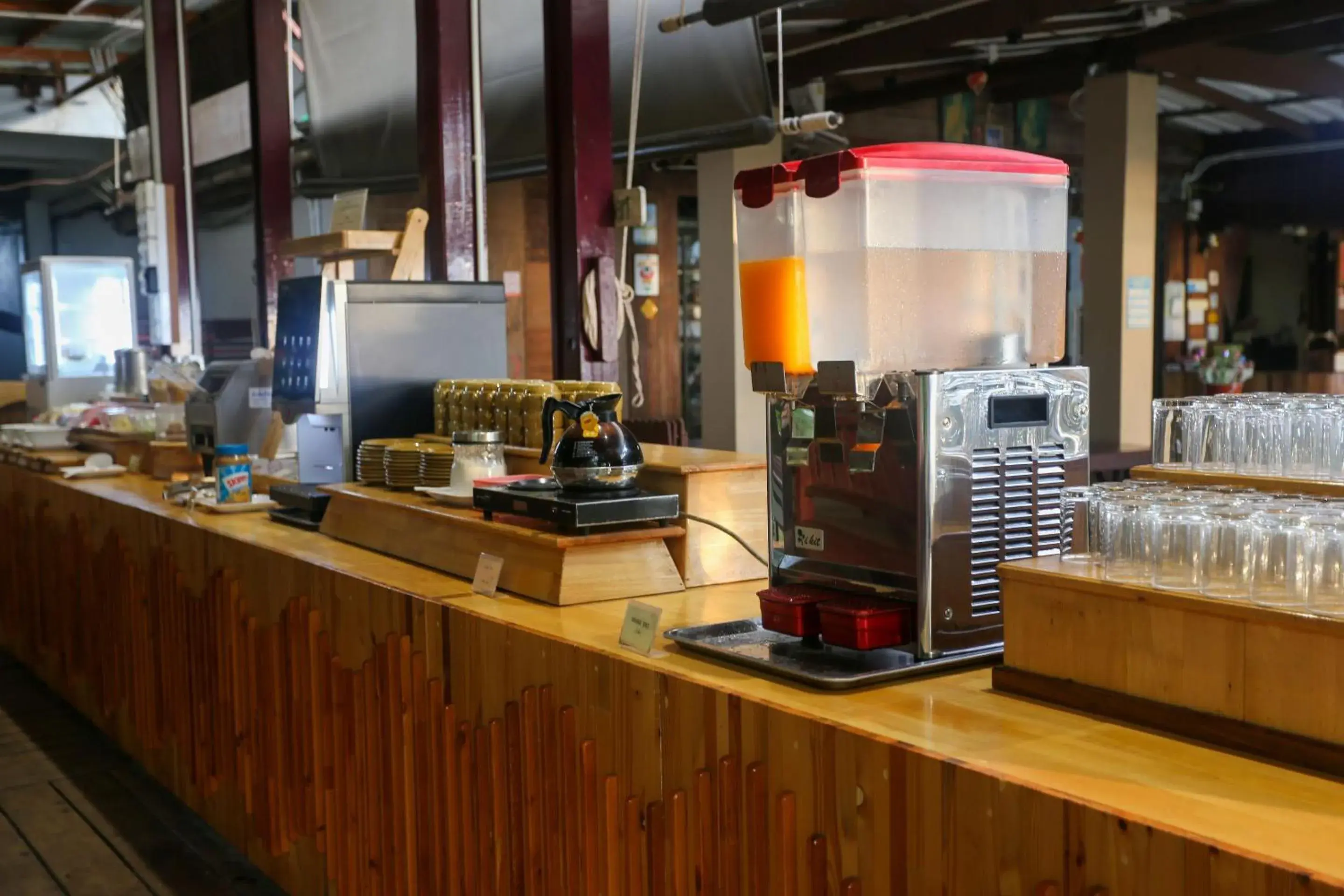 Buffet breakfast in Tubtim Resort Buffet breakfast in Tubtim Resort