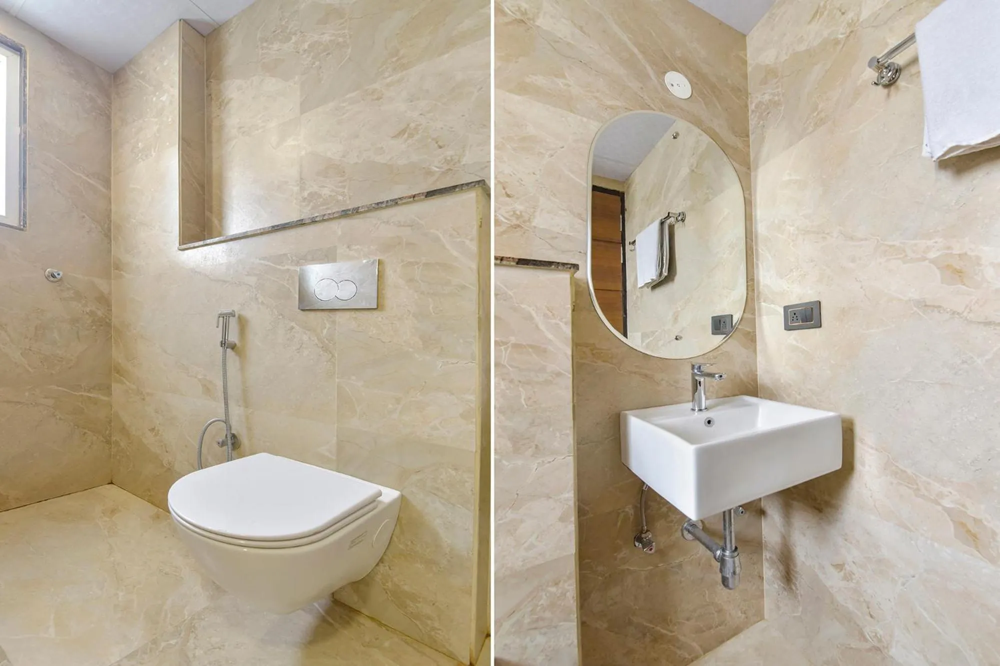 Bathroom in FabHotel Pink Palace Raja Park