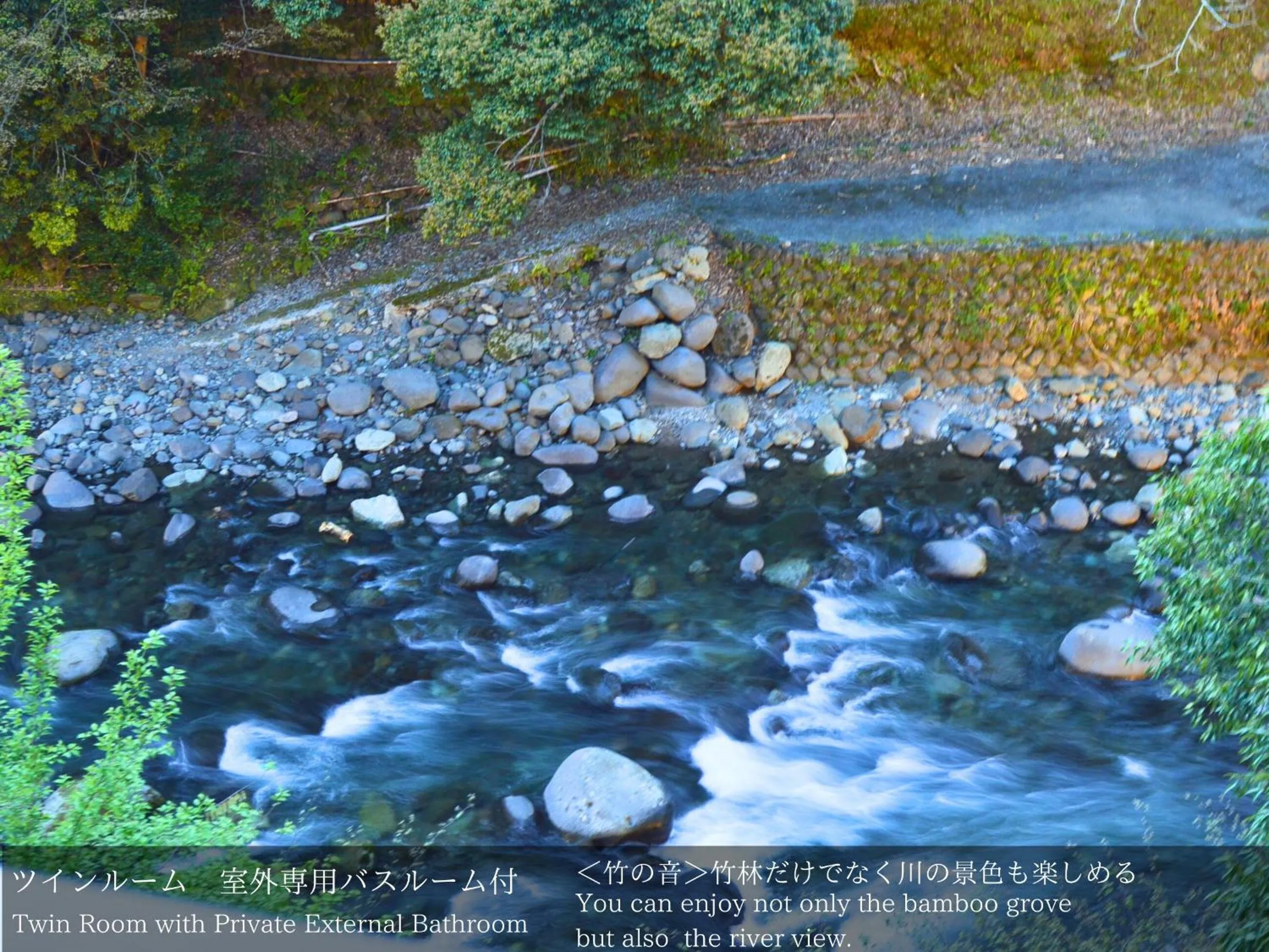 Photo of the whole room in Tatsuta Ryokan