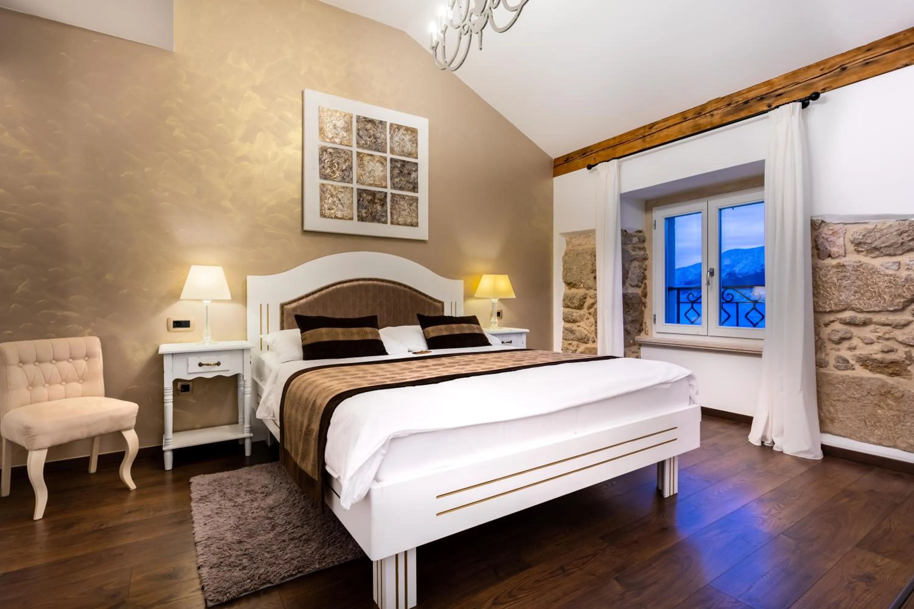 Bed in Hotel Heritage Forza