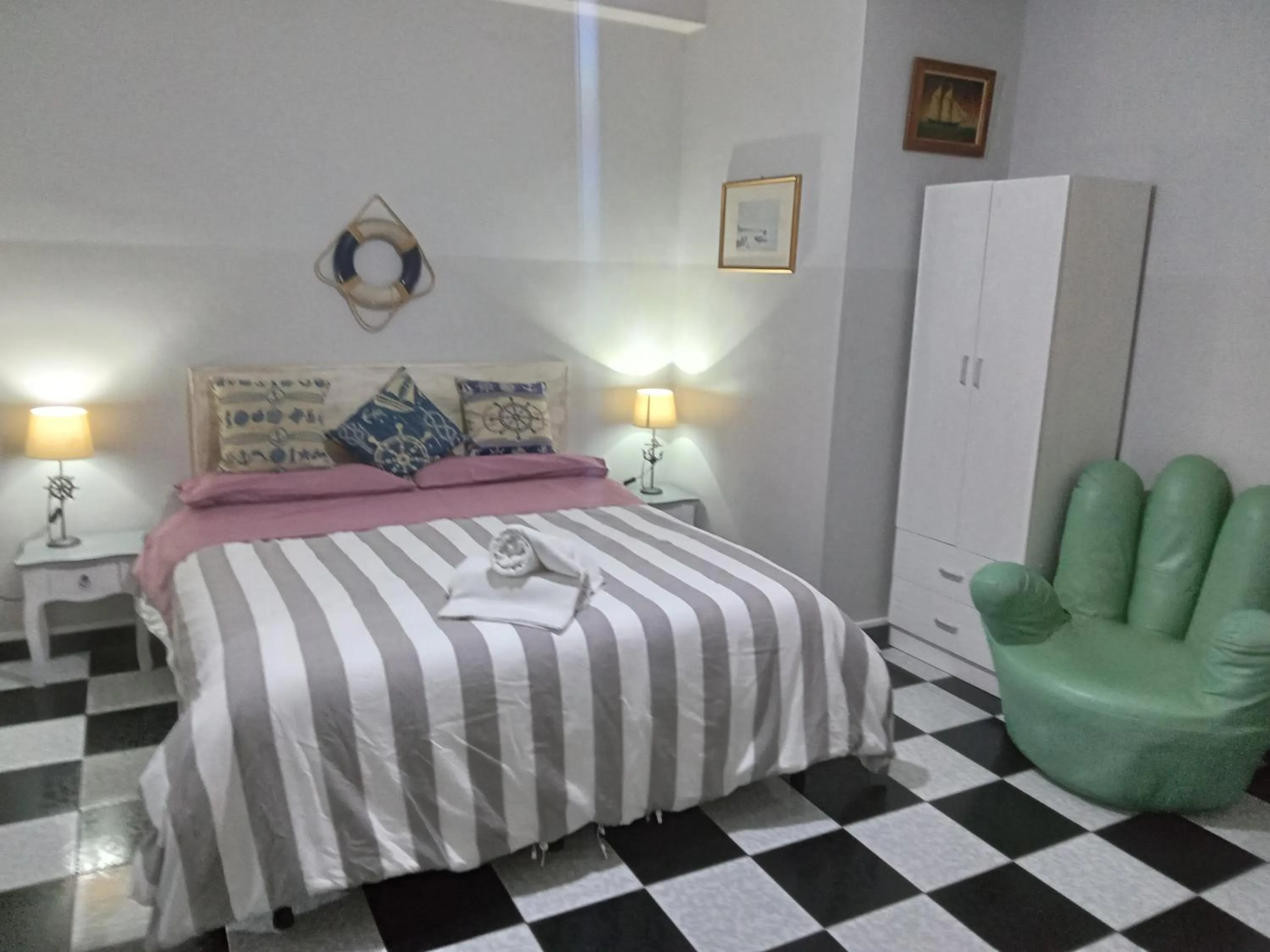 Bedroom, Bed in Salvone's house B&B