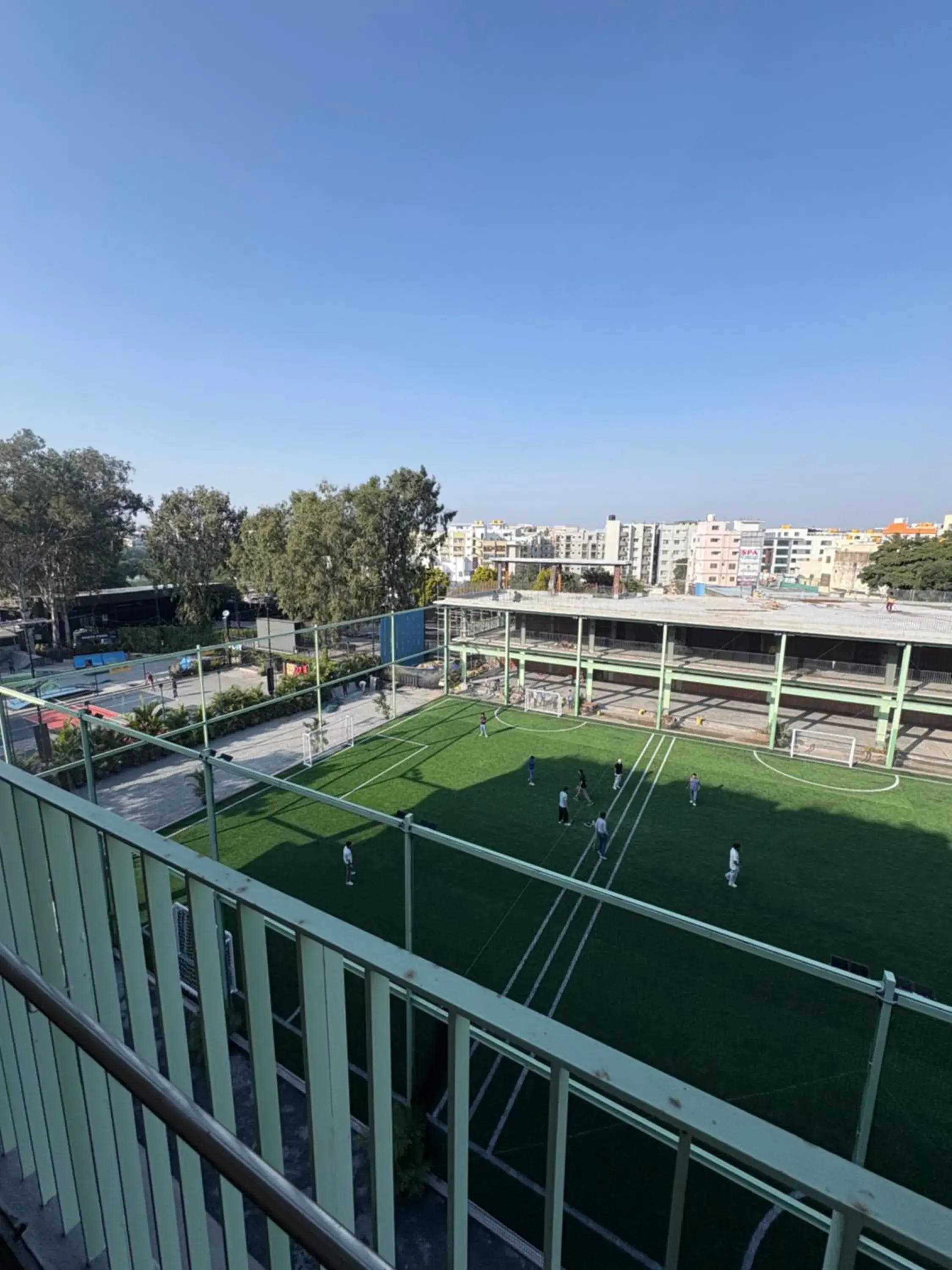 Inner courtyard view in Sleepover Inner courtyard view in Sleepover