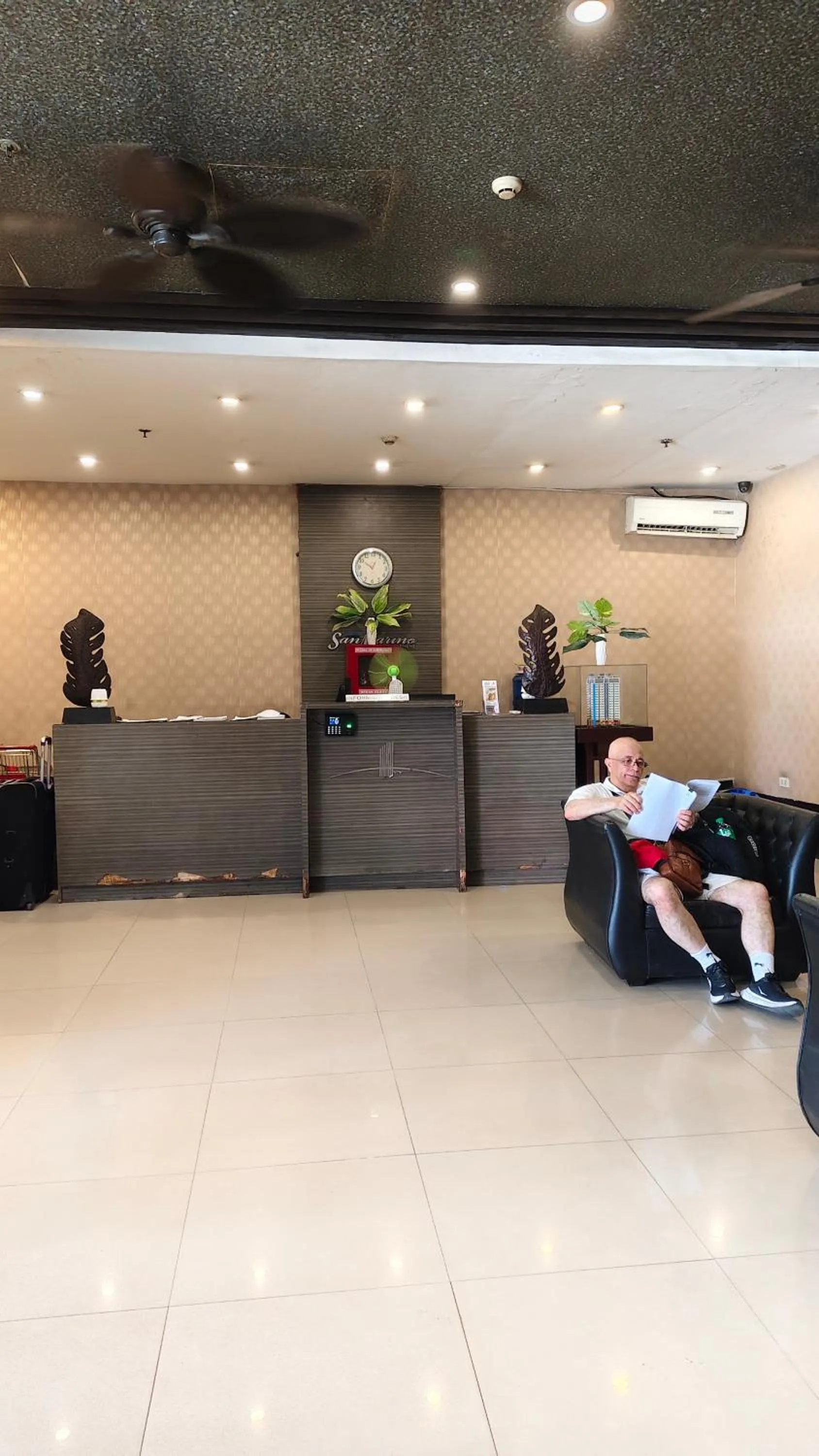 Seating area in San Marino Residences Condominium