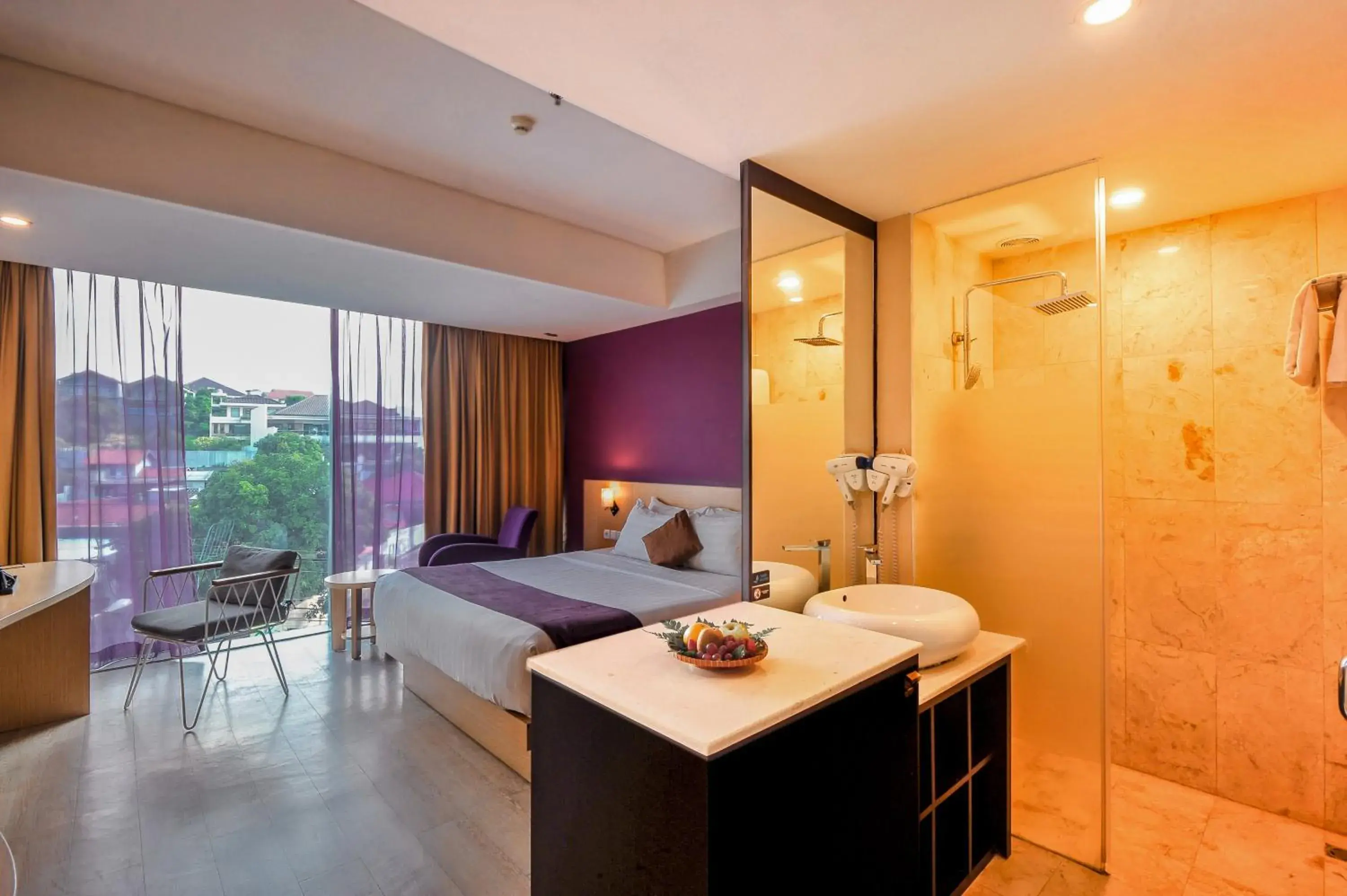 Bed in Grand Edge Hotel Semarang - CHSE Certified