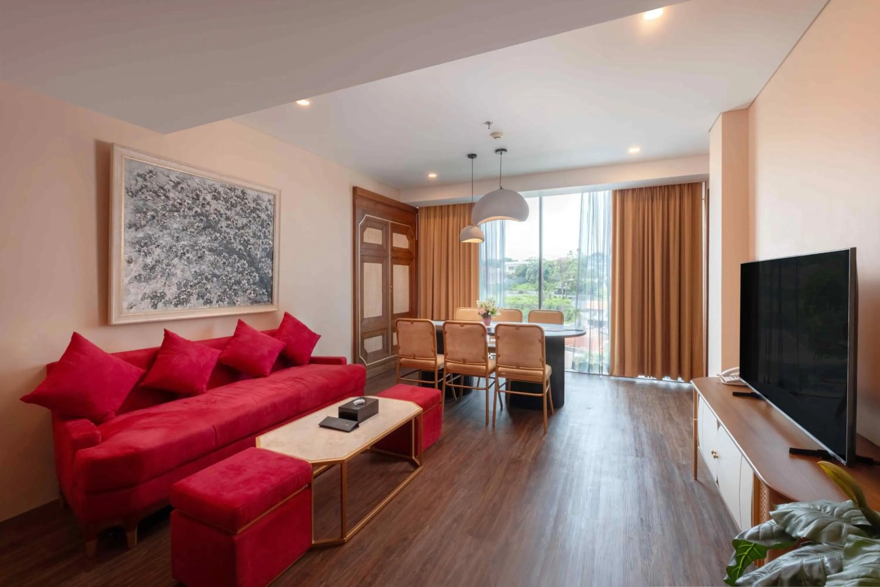 Living room in Grand Edge Hotel Semarang