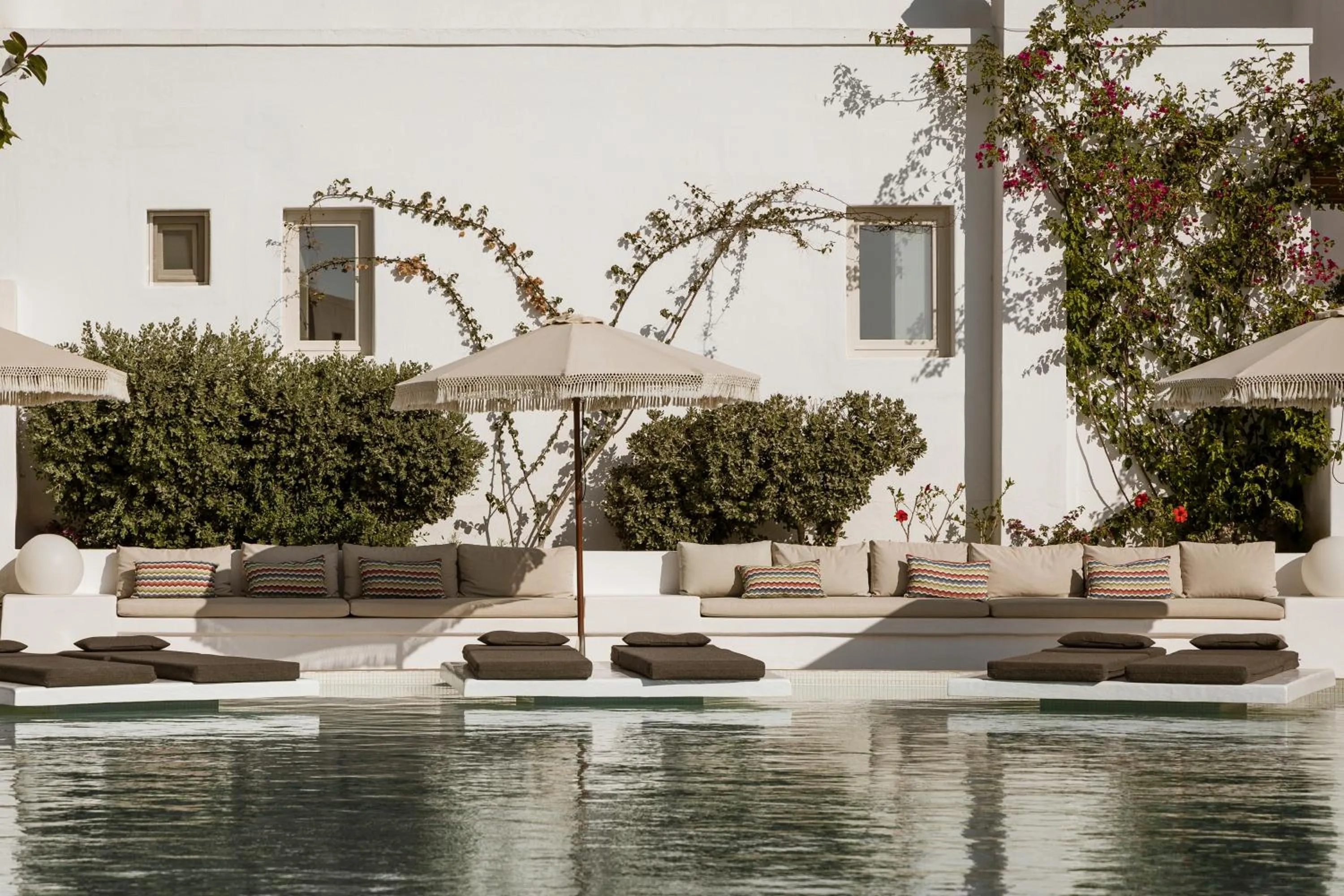 Seating area in AMĀRIA Beach Resort by NOMÉE Hospitality Group