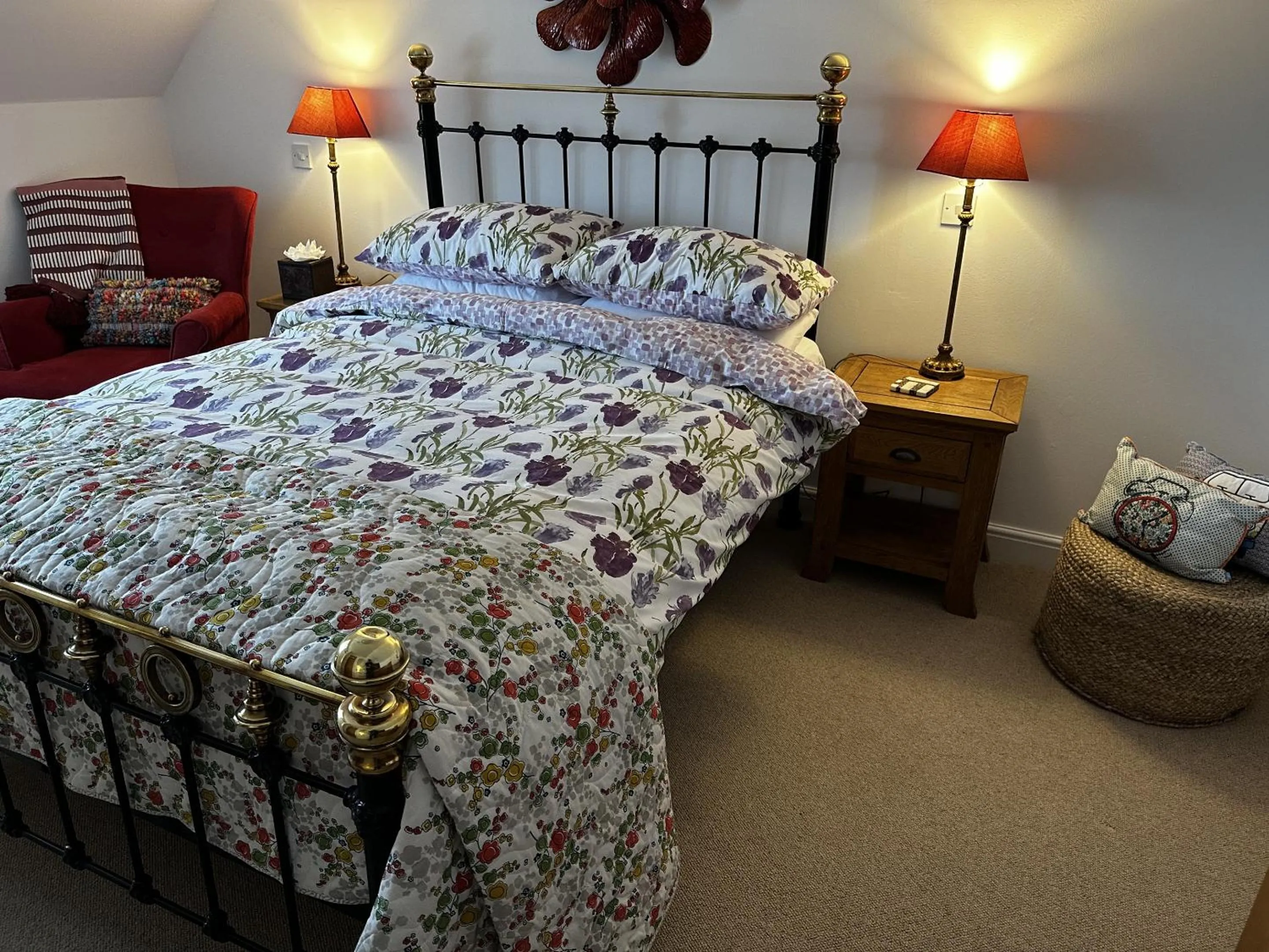 Bedroom, Bed in Sealladh Sona