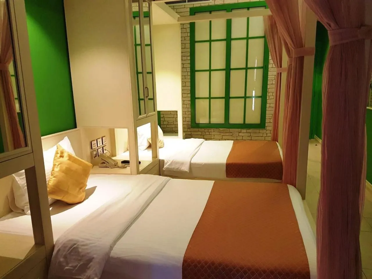 Photo of the whole room, Bed in Reflections Hotel