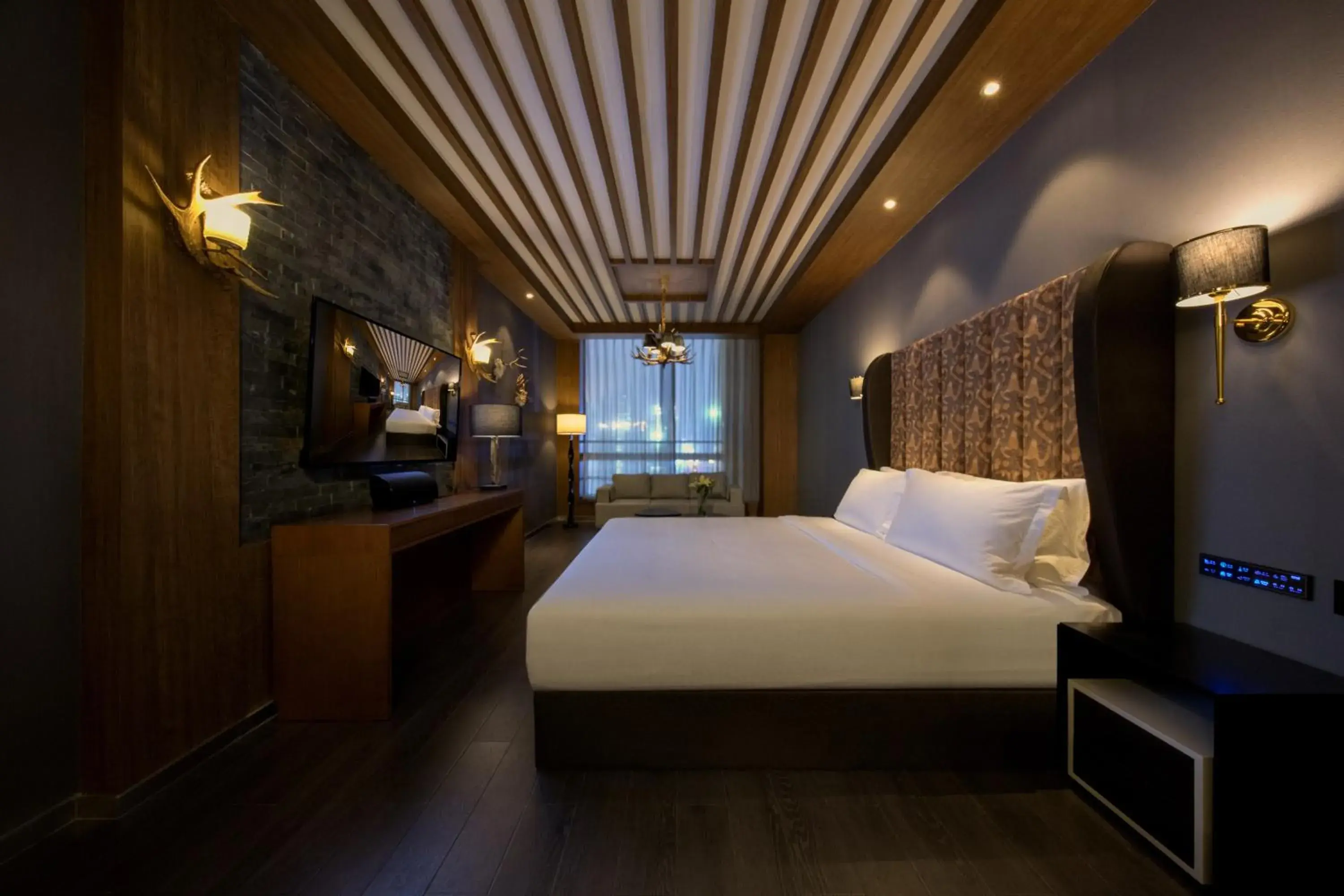 Bed in Crystal Orange Hangzhou Alibaba Future Technology City Hotel Bed in Crystal Orange Hangzhou Alibaba Future Technology City Hotel