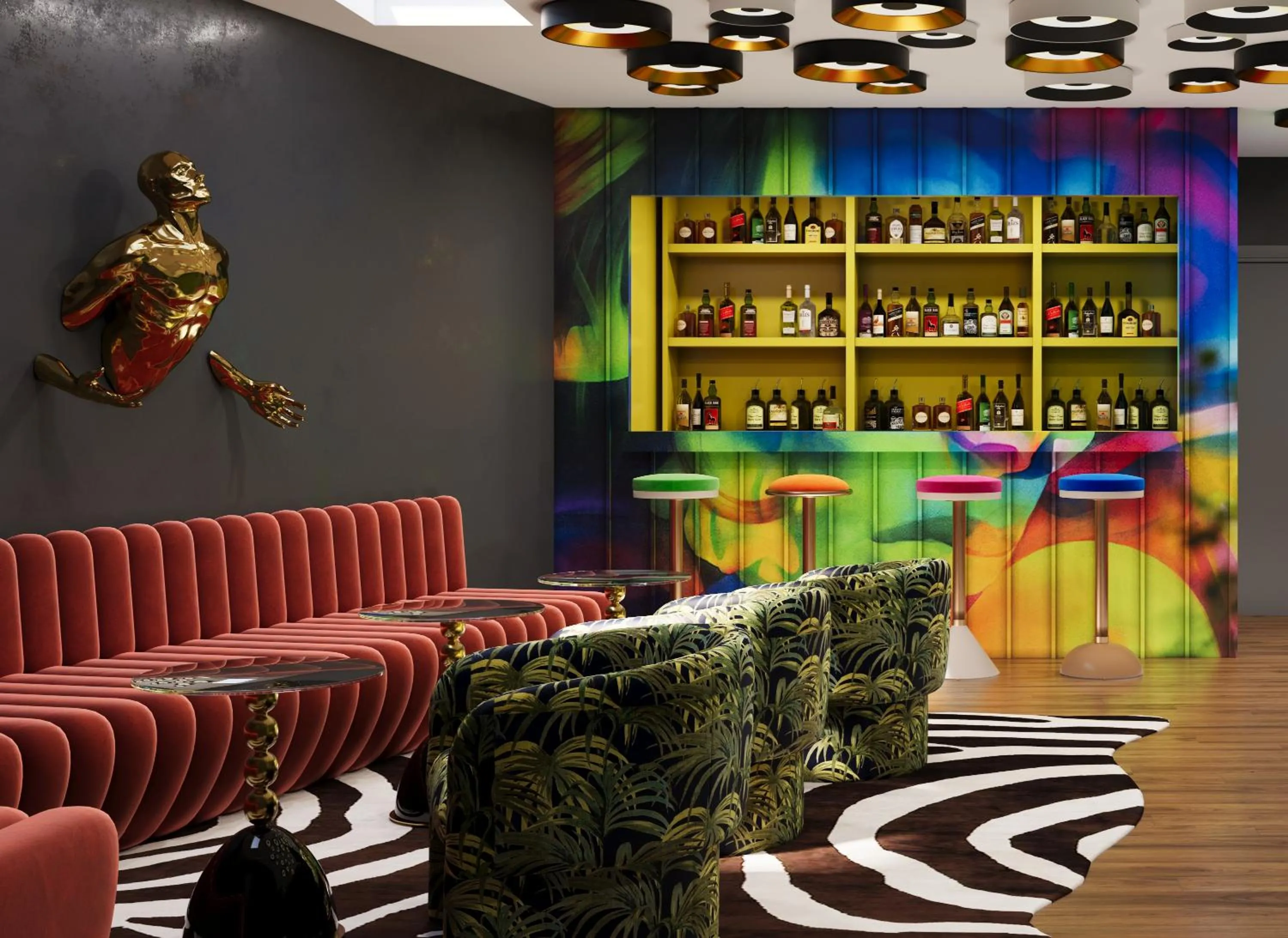 Lounge or bar in NYX Hotel Thessaloniki