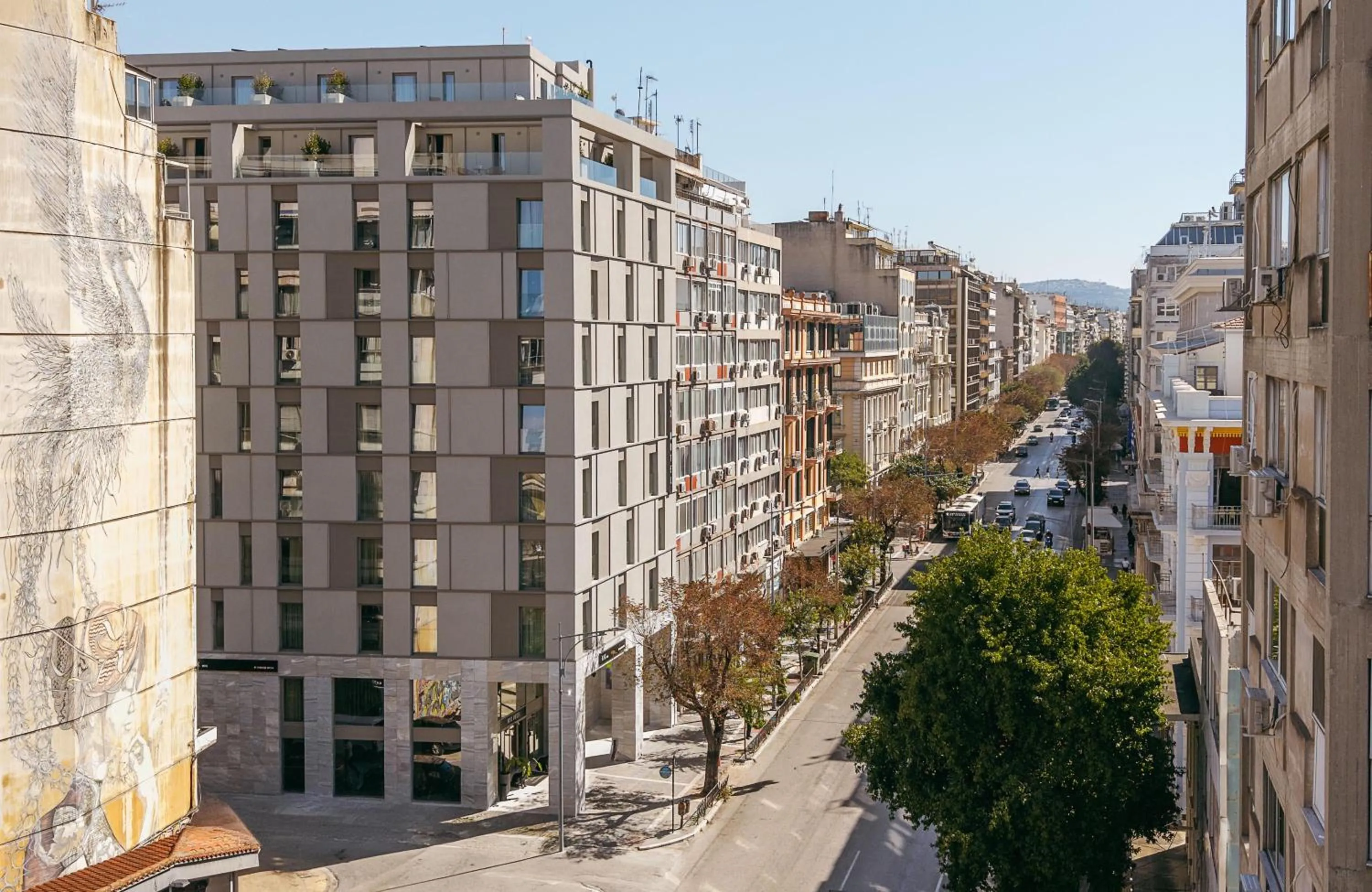 Property building in NYX Hotel Thessaloniki