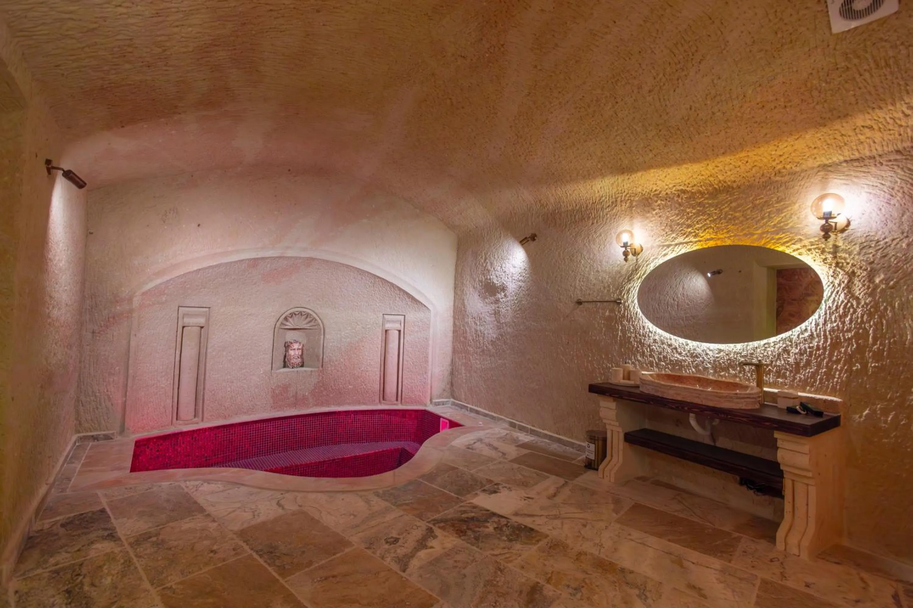 Bathroom in Lagoon Cave Suites