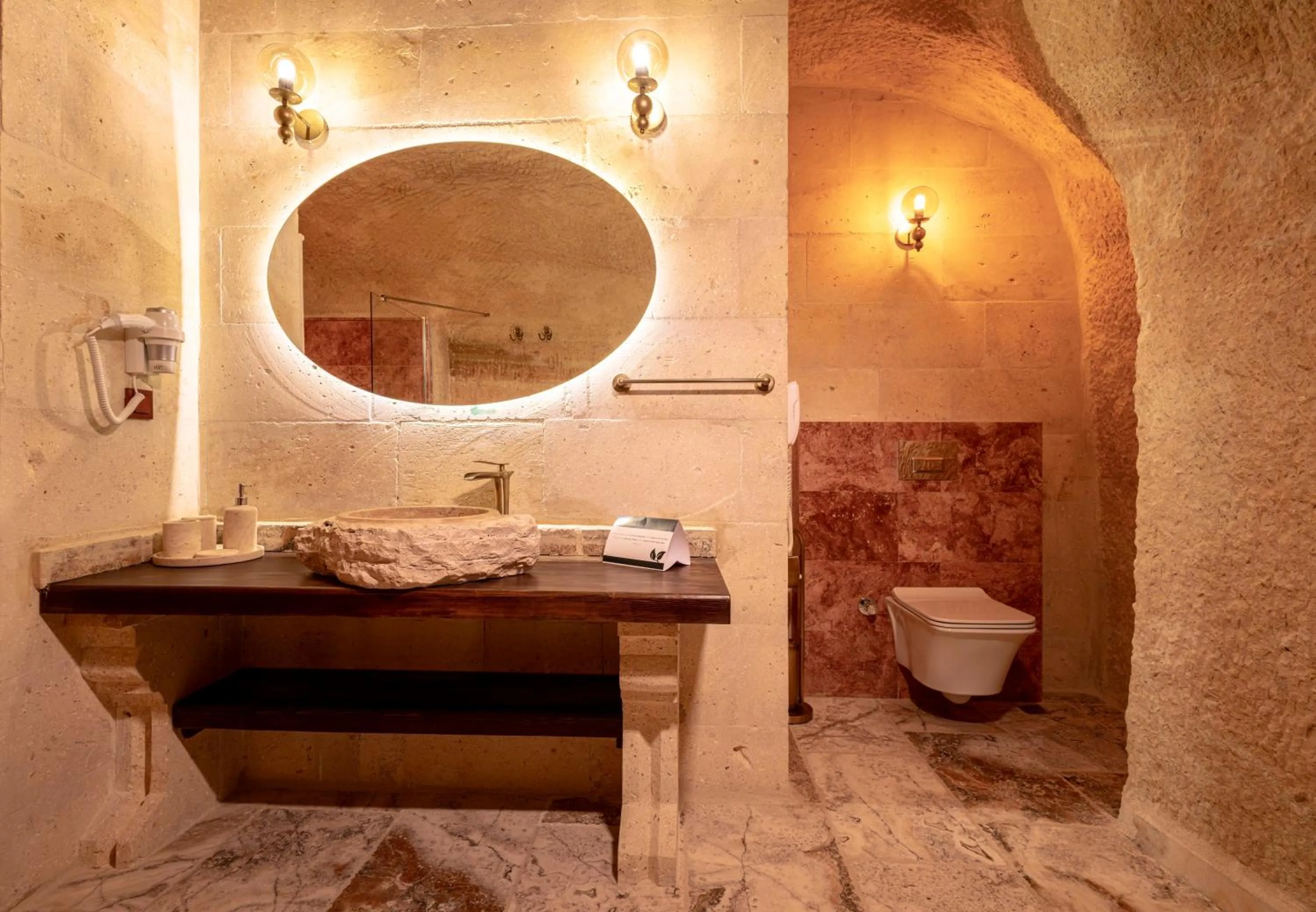 Toilet in Lagoon Cave Suites