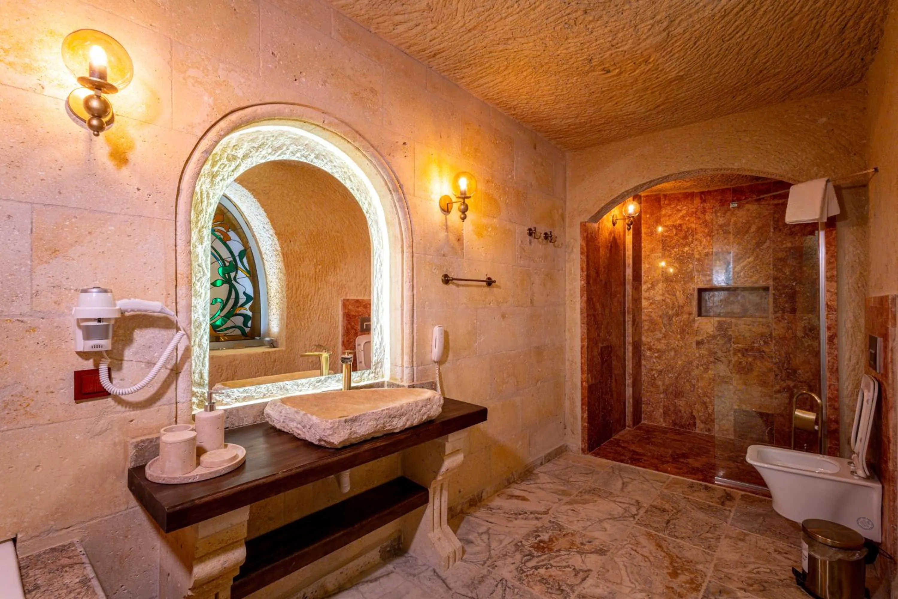 Toilet in Lagoon Cave Suites